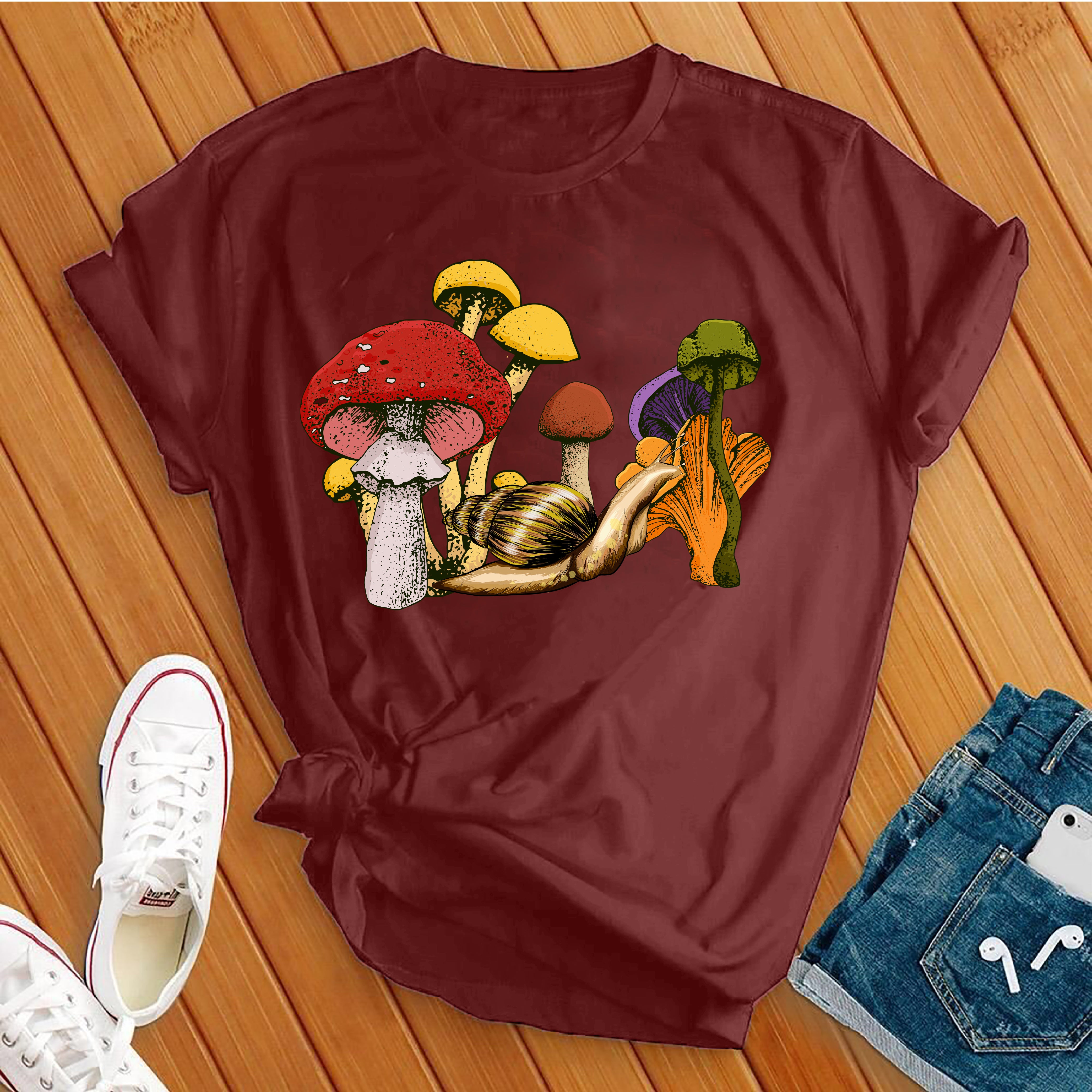 Mushroom Snail Tee