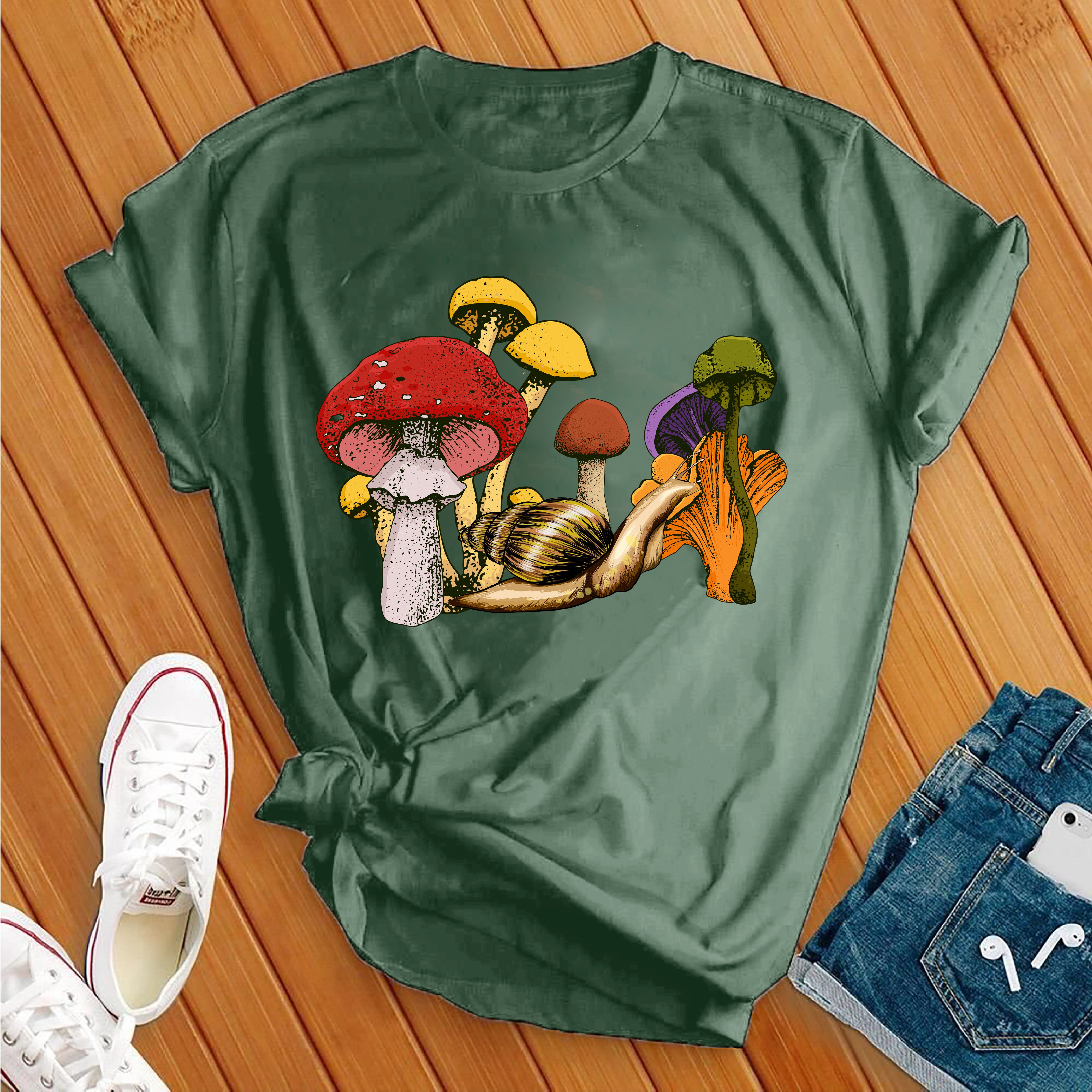 Mushroom Snail Tee