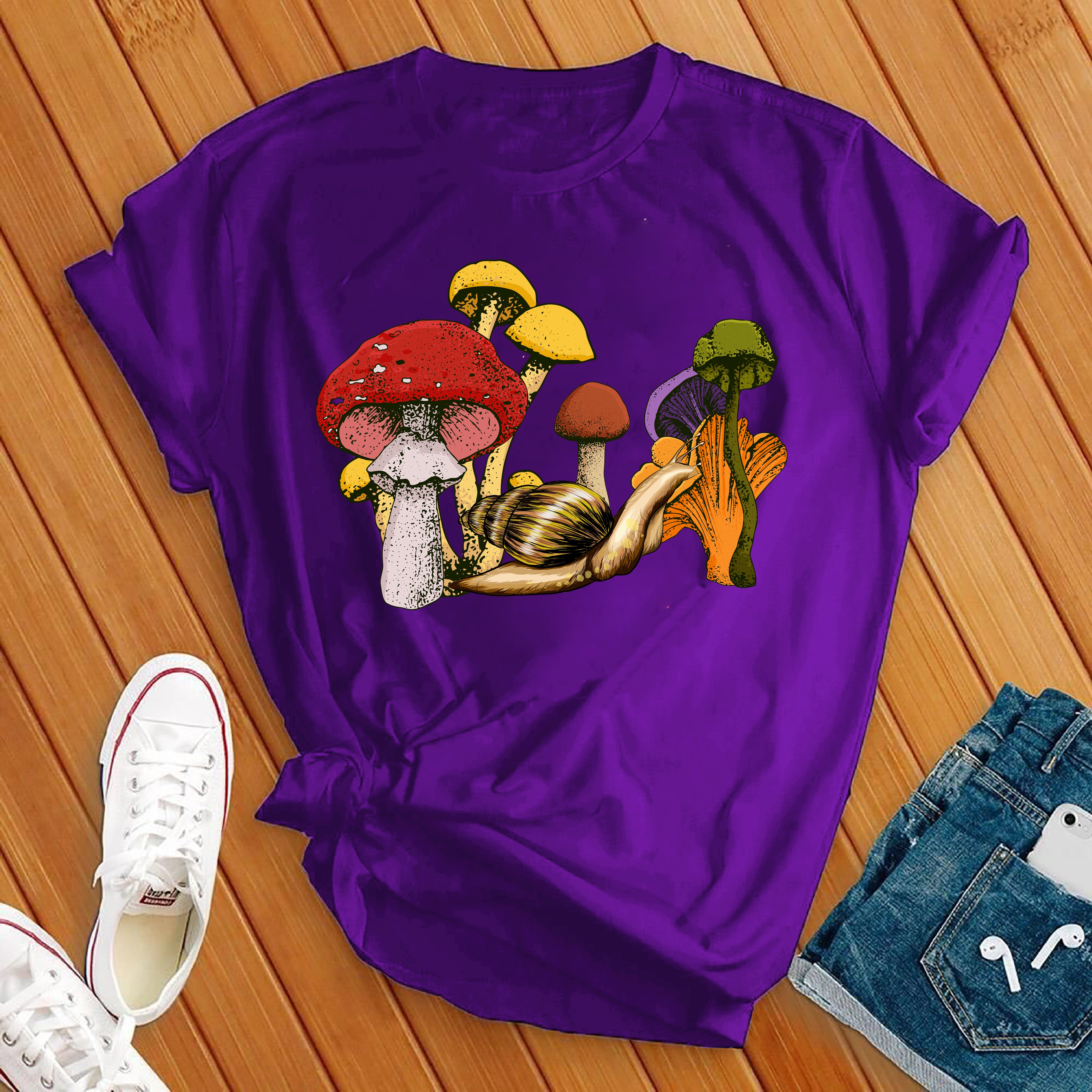 Mushroom Snail Tee