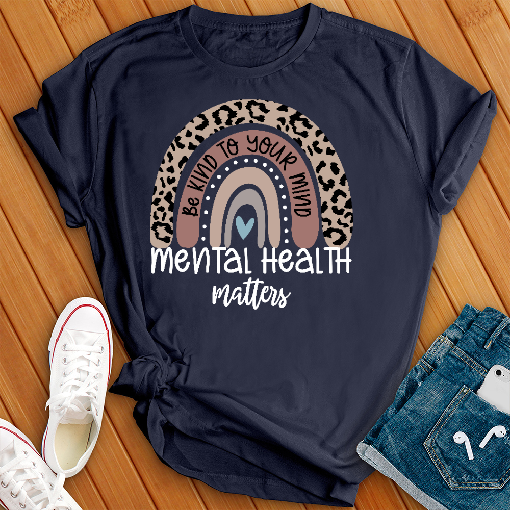 Mental Health Matters Rainbow Tee