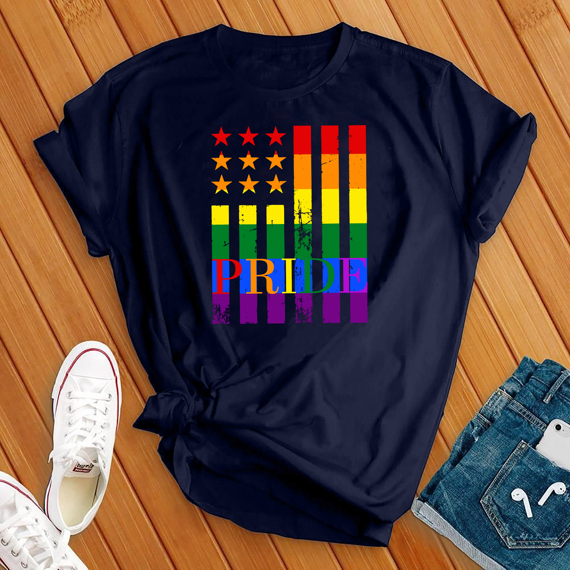 Pride Flag Tee