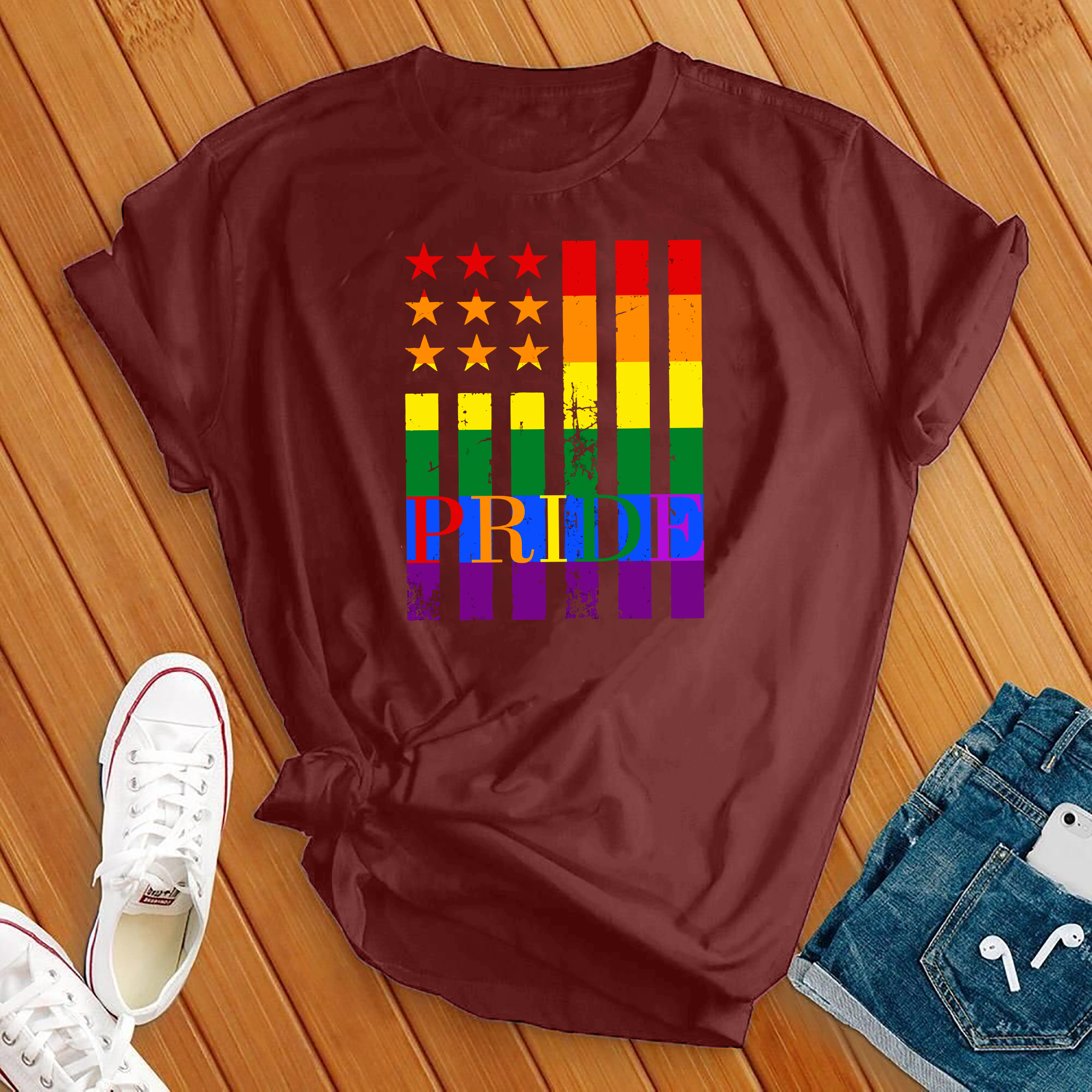 Pride Flag Tee