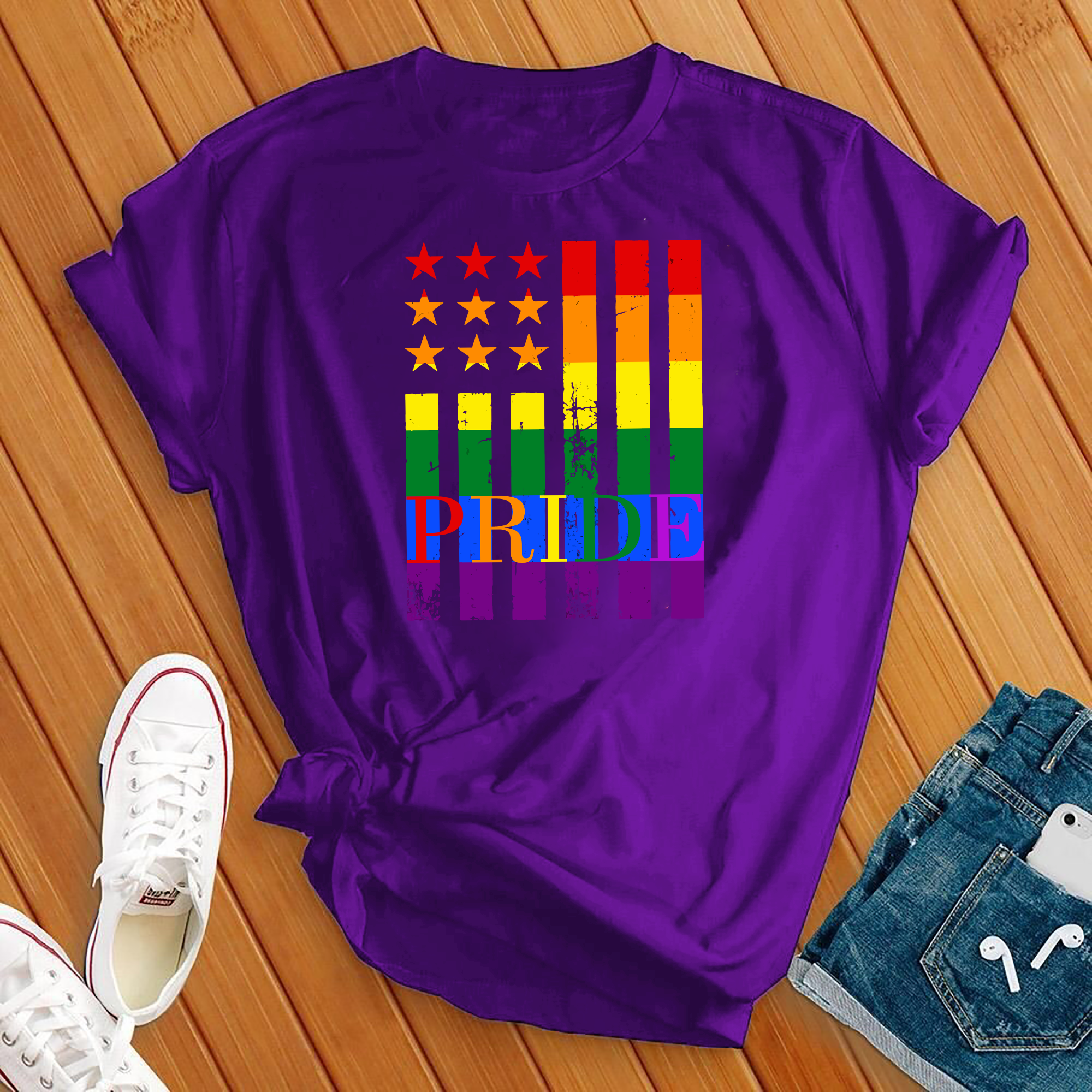 Pride Flag Tee