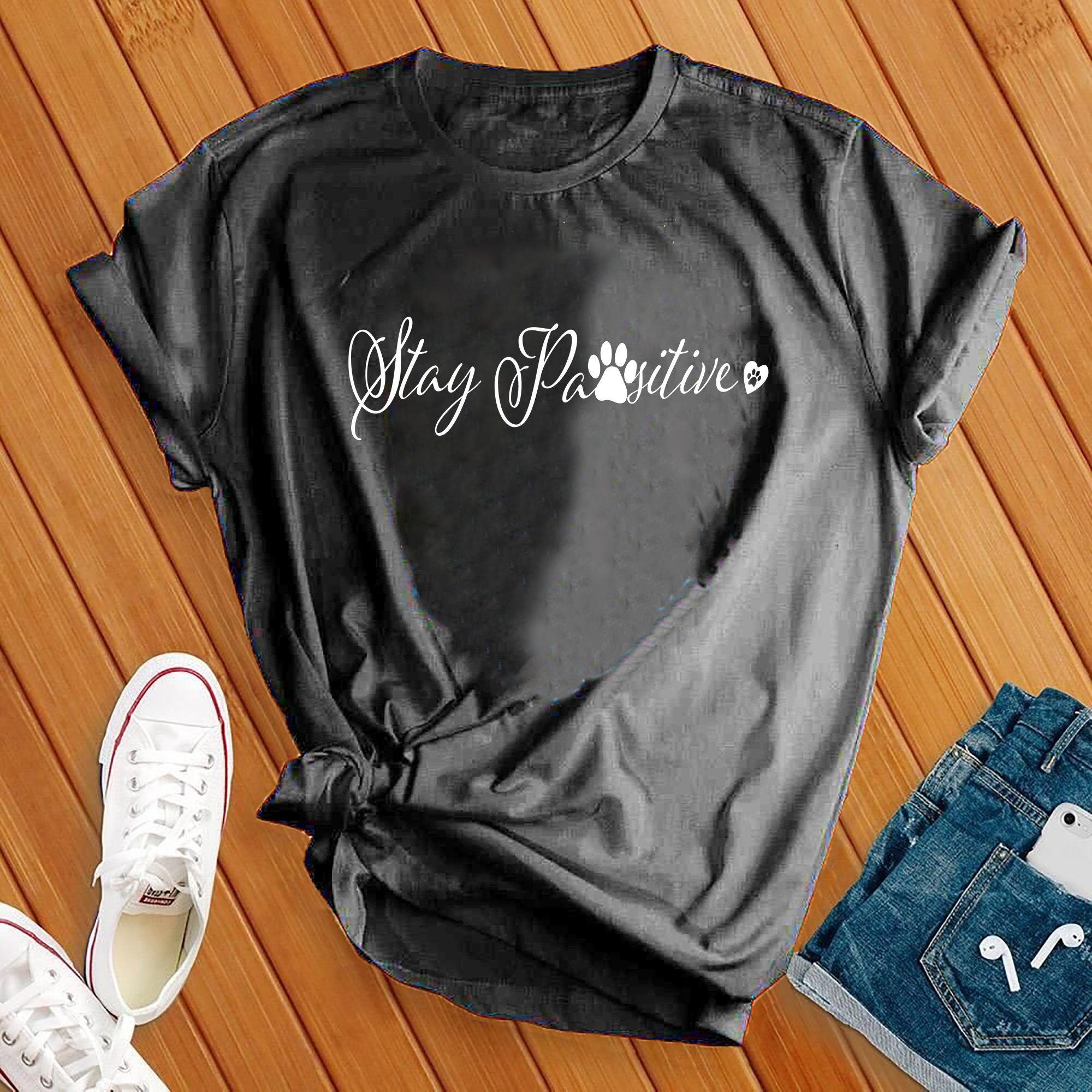 Stay Pawsitive Tee