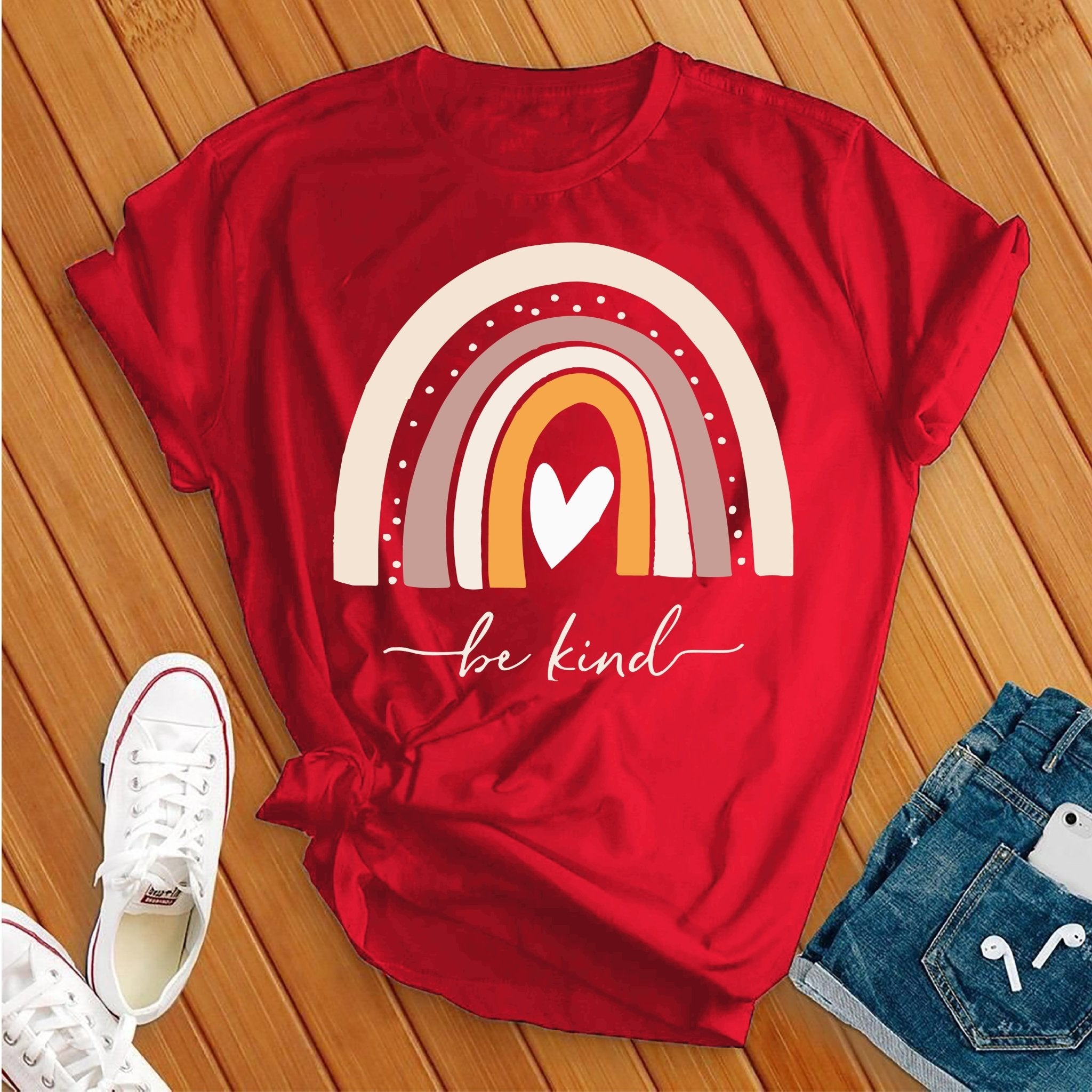 Be Kind Heart Tee - Love Tees