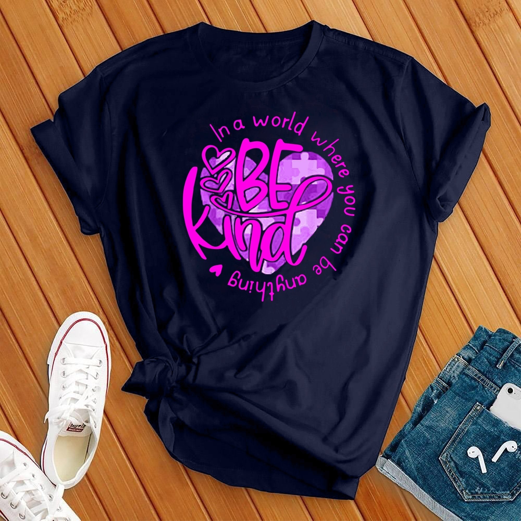 Be Kind Hearts Tee - Love Tees