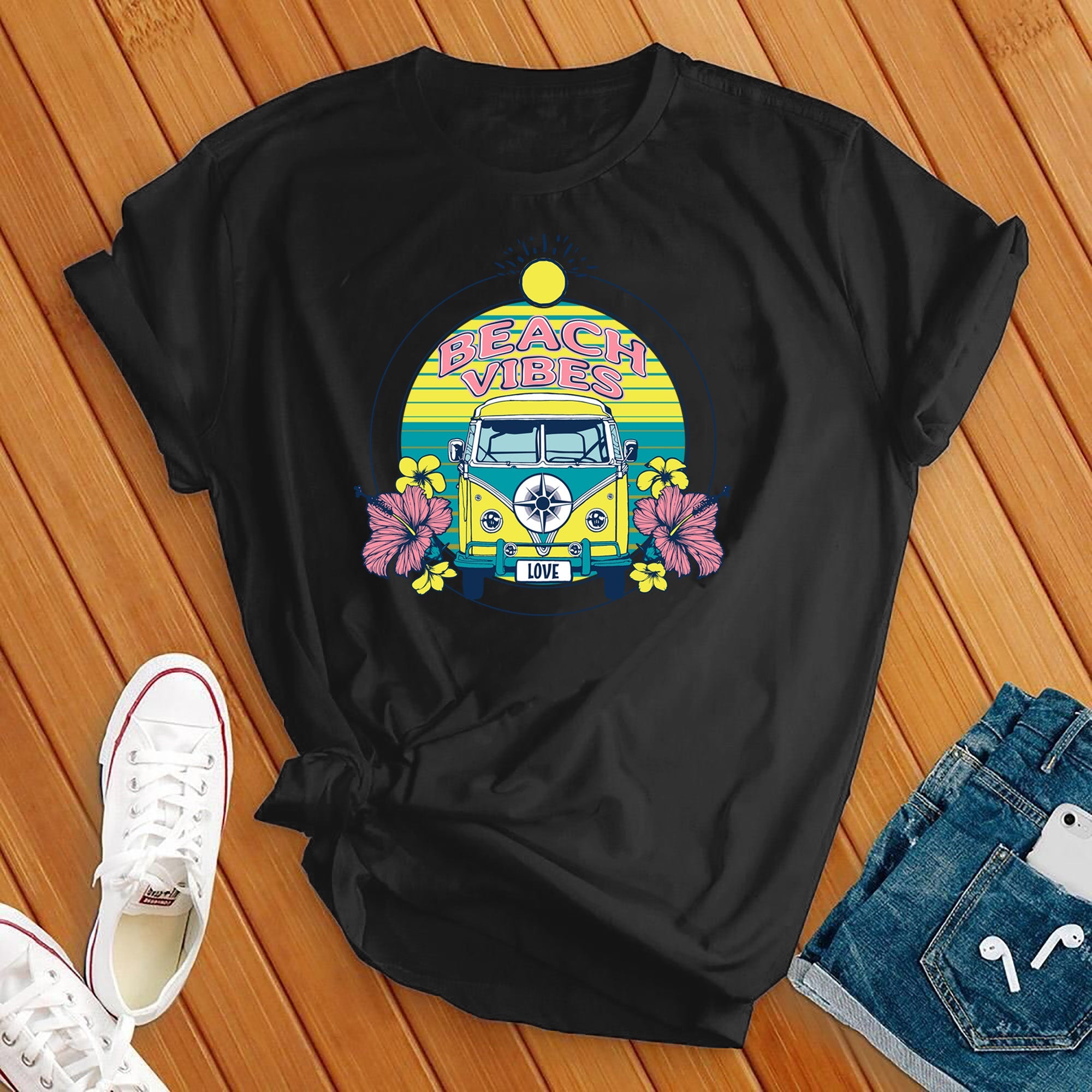 Beach Vibes Bus Tee - Love Tees