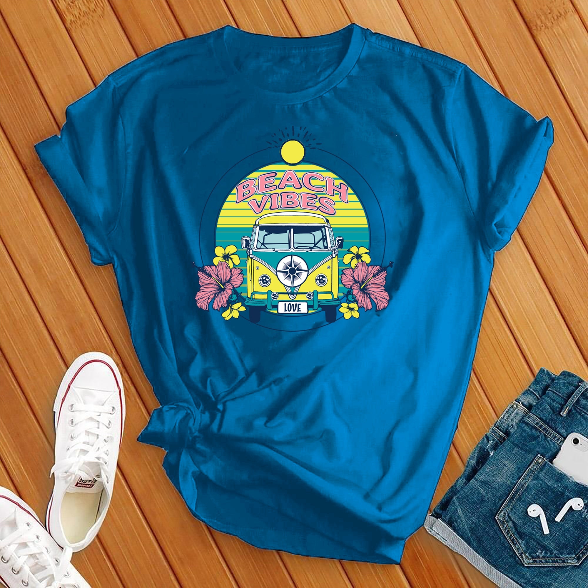 Beach Vibes Bus Tee - Love Tees