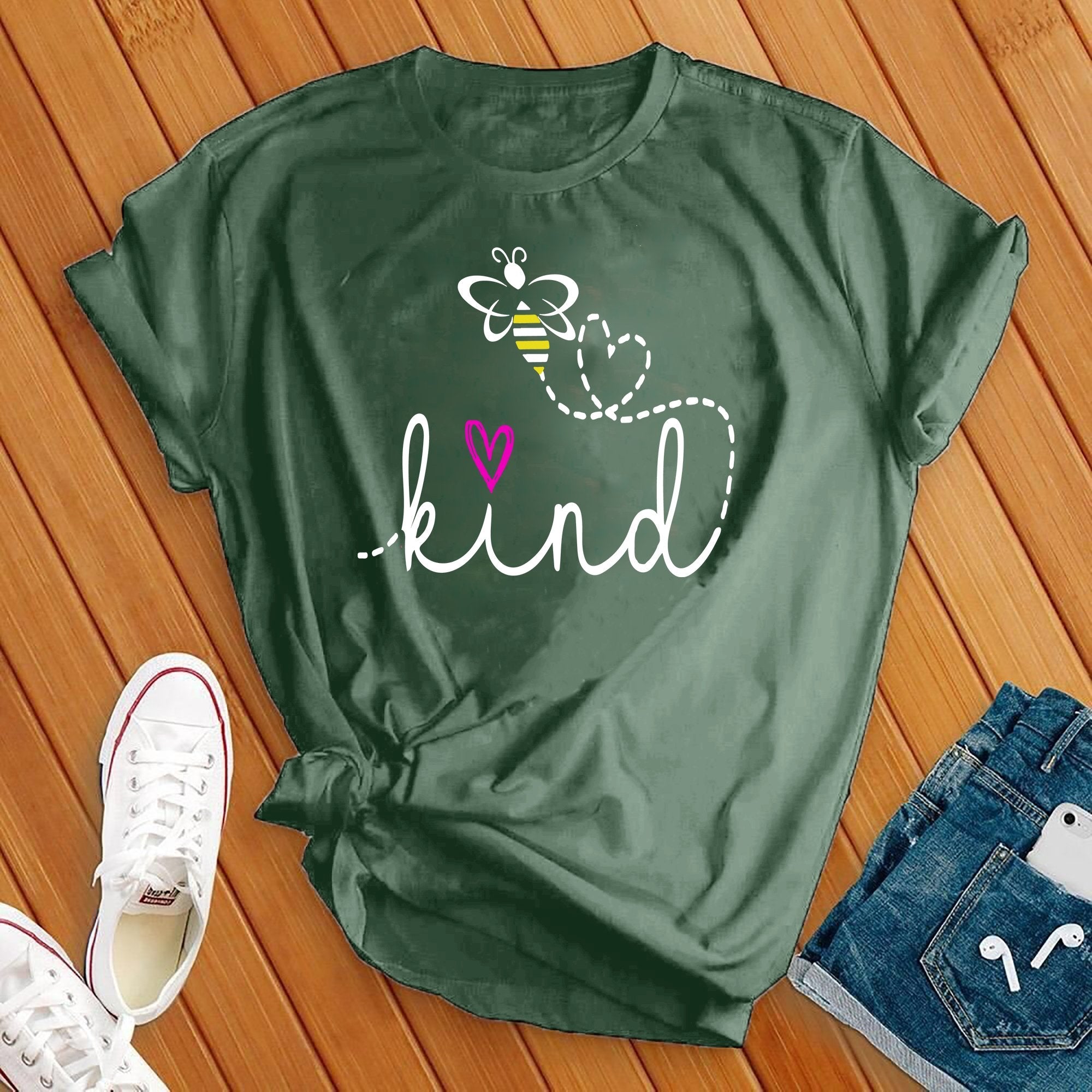 Bee Kind Hearts Tee - Love Tees