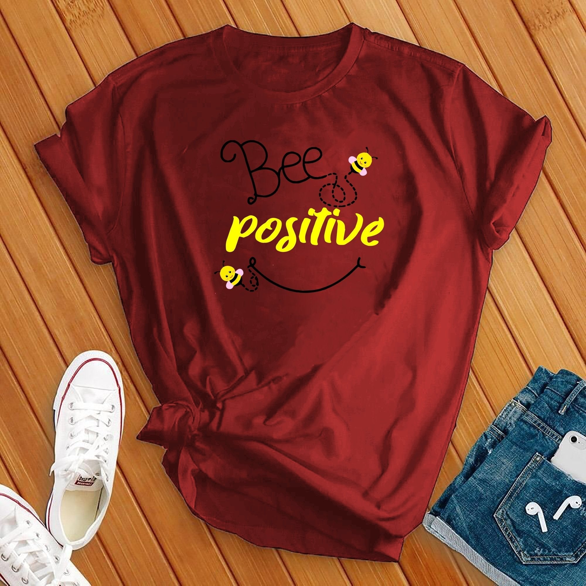 Bee Positive Smile Tee - Love Tees