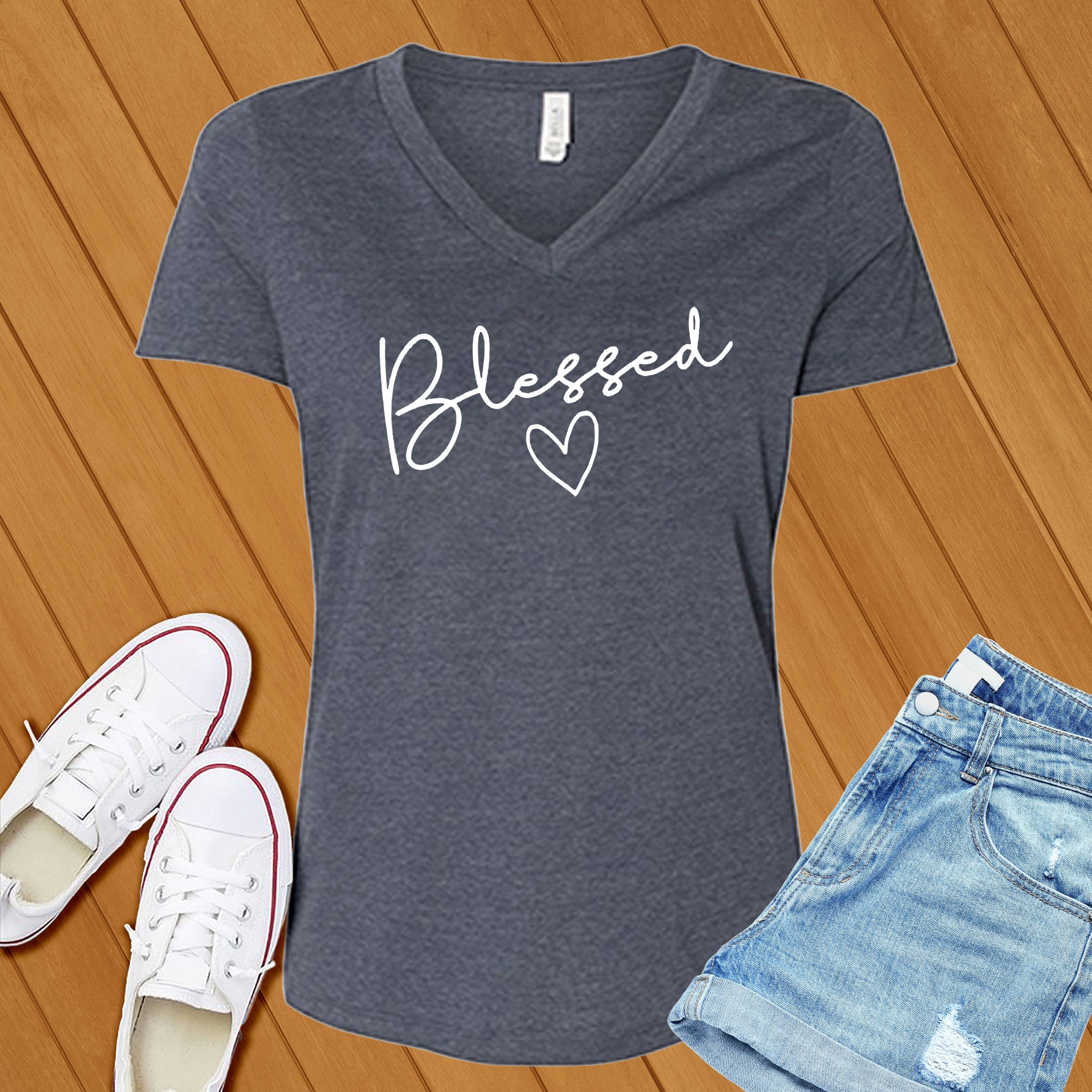 Blessed V-Neck - Love Tees