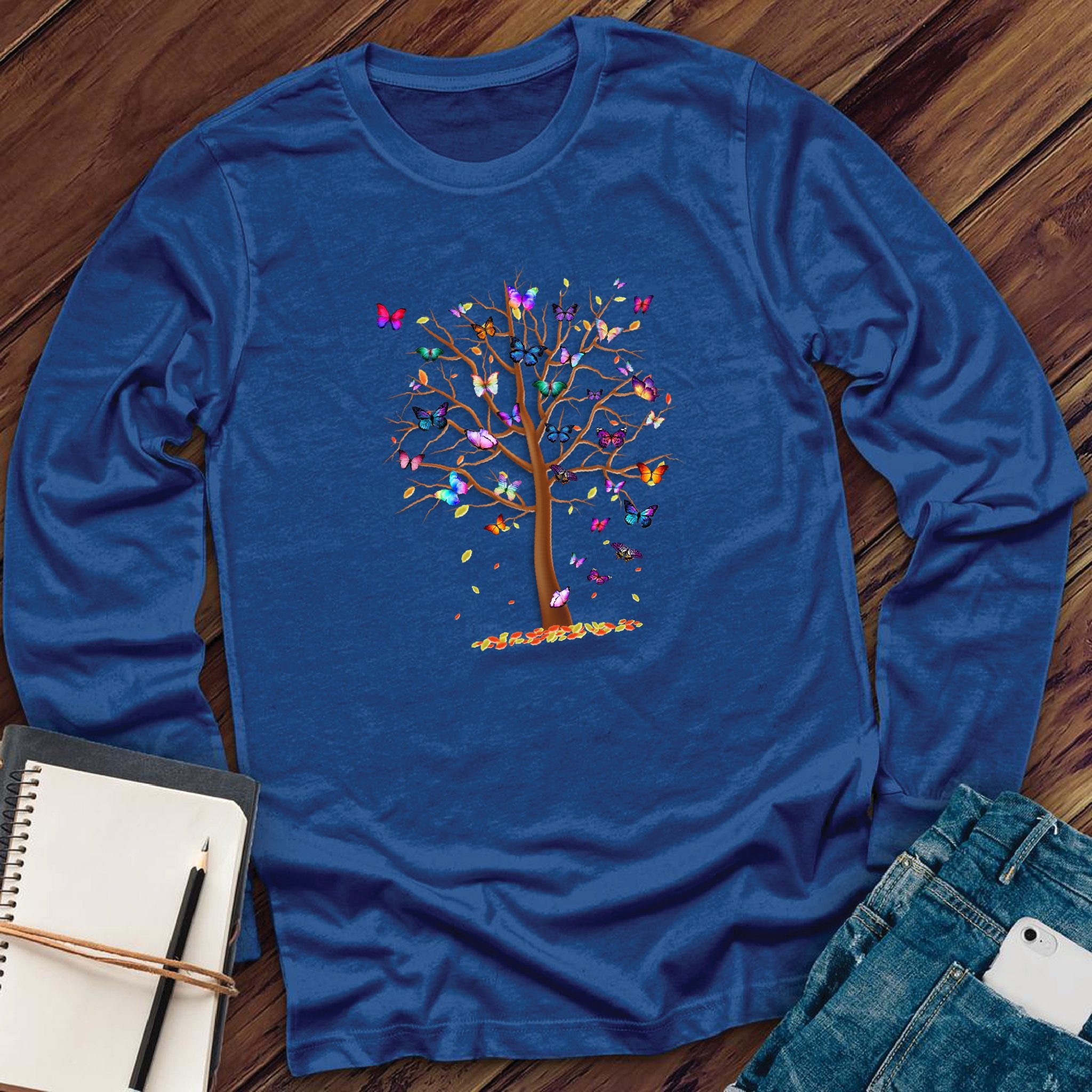 Butterfly Tree of Life Long Sleeve - Love Tees