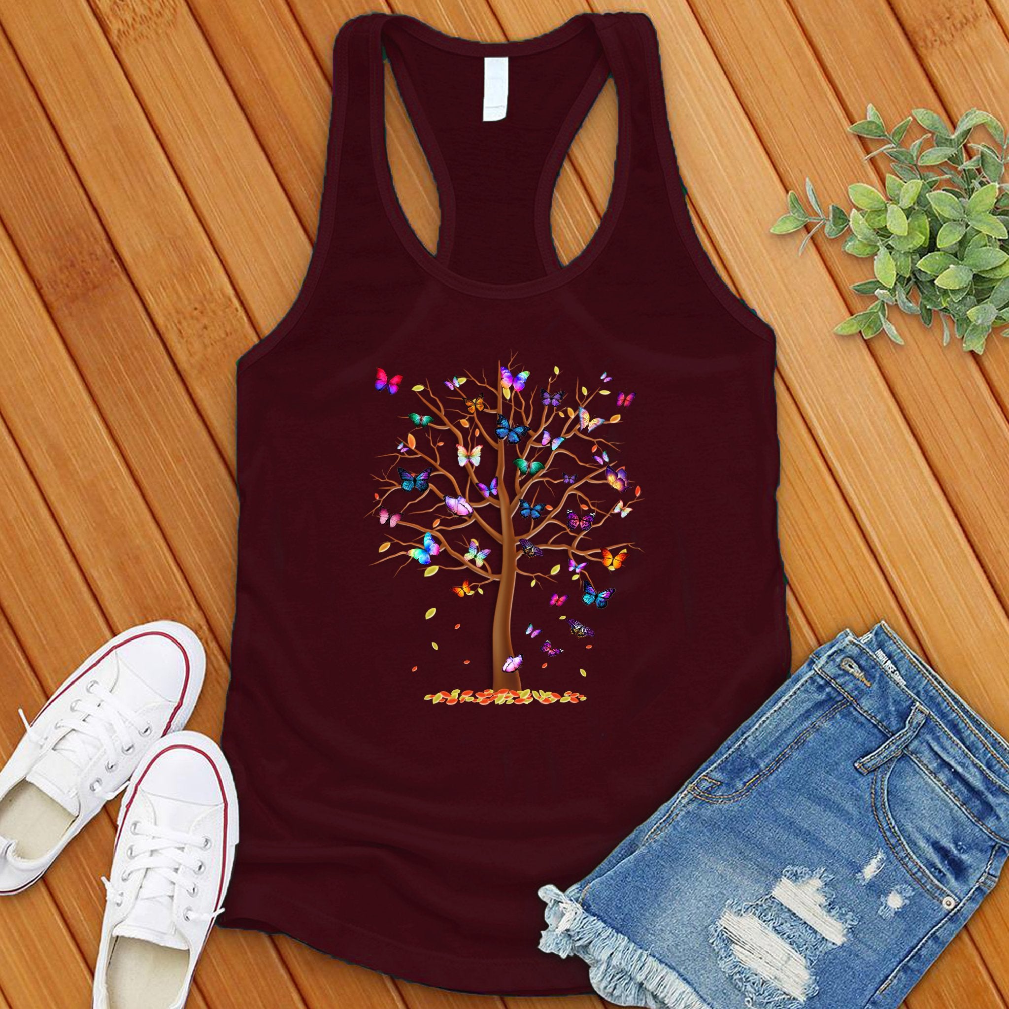 Butterfly Tree of Life Women's Tank Top - Love Tees