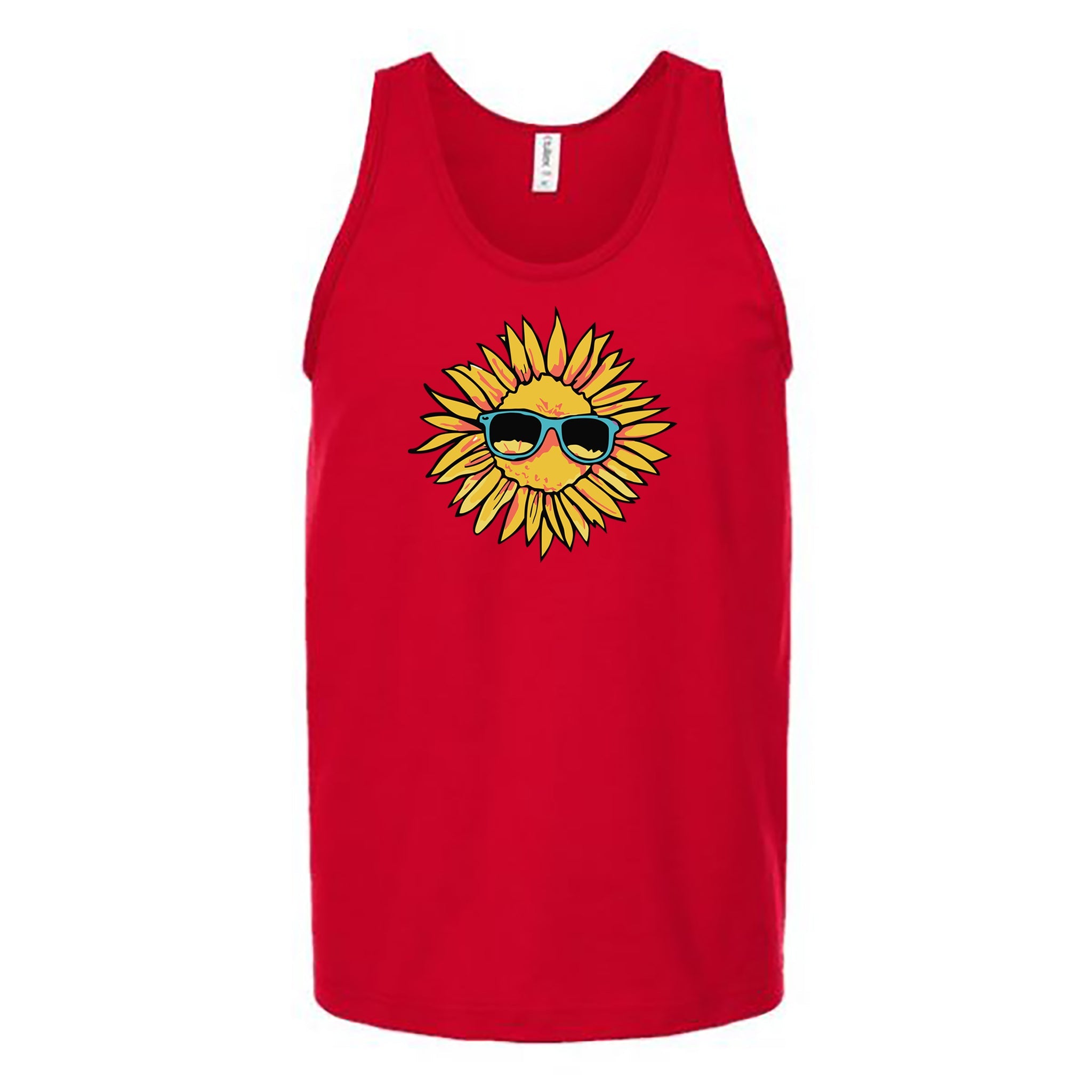 Chillin Sunflower Tee Unisex Tank Top - Love Tees