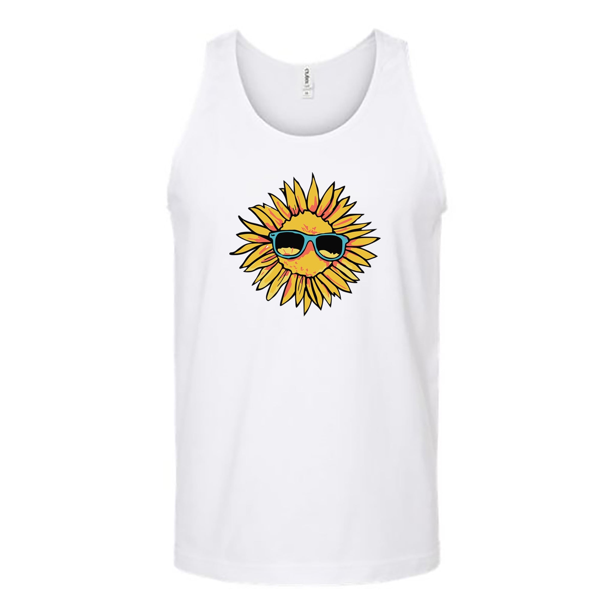 Chillin Sunflower Tee Unisex Tank Top - Love Tees