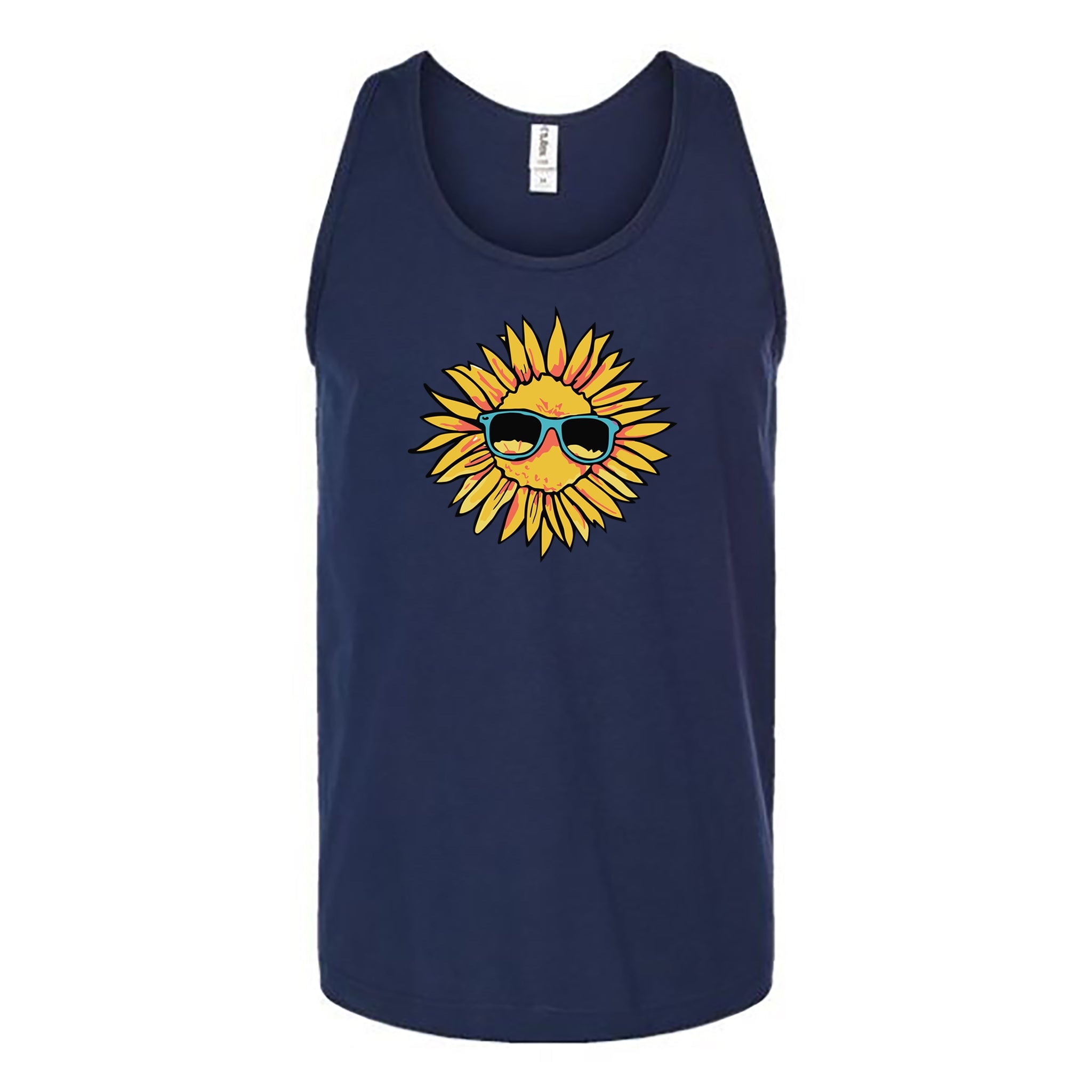 Chillin Sunflower Tee Unisex Tank Top - Love Tees