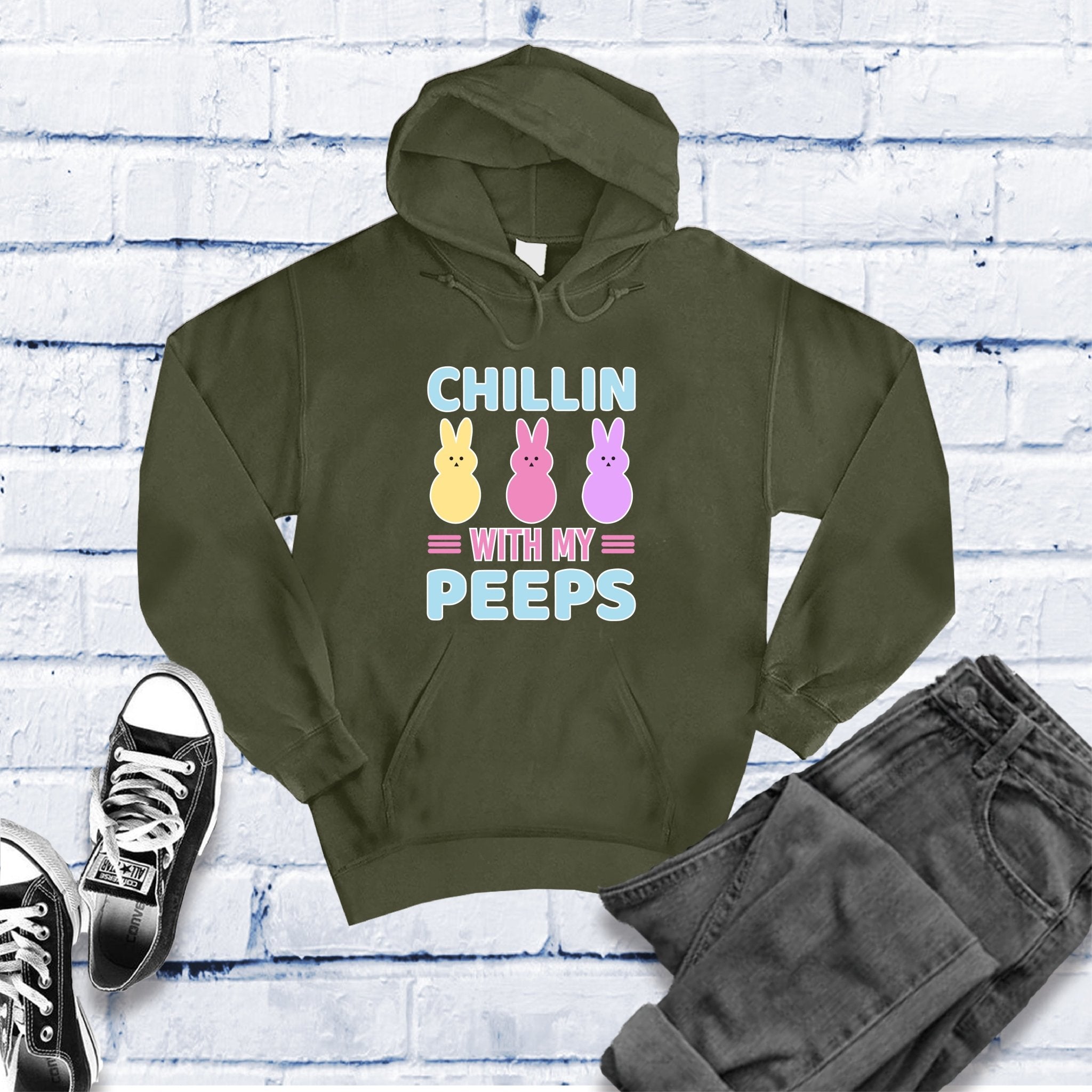 Chillin With My Peeps Hoodie - Love Tees