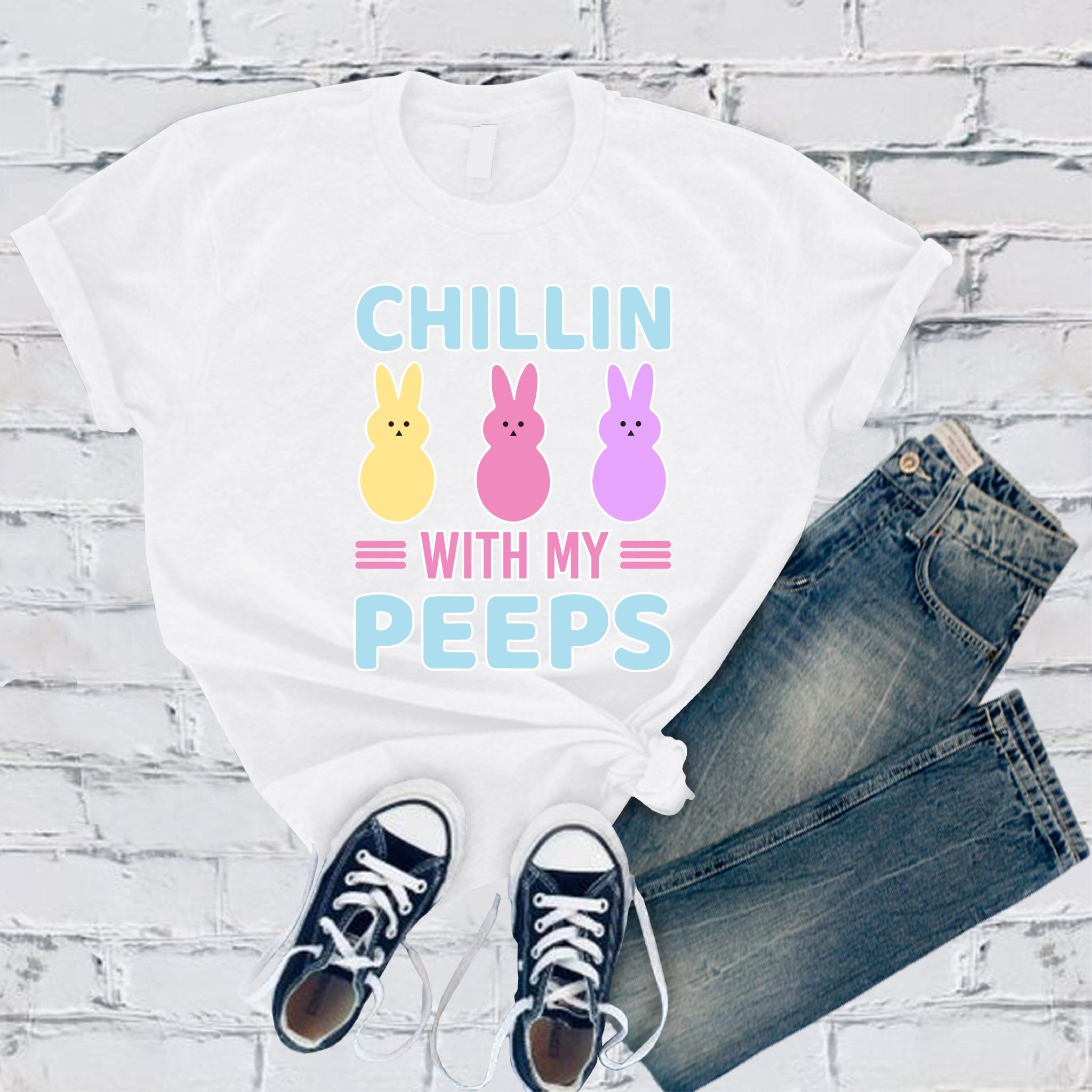 Chillin With My Peeps Tee - Love Tees