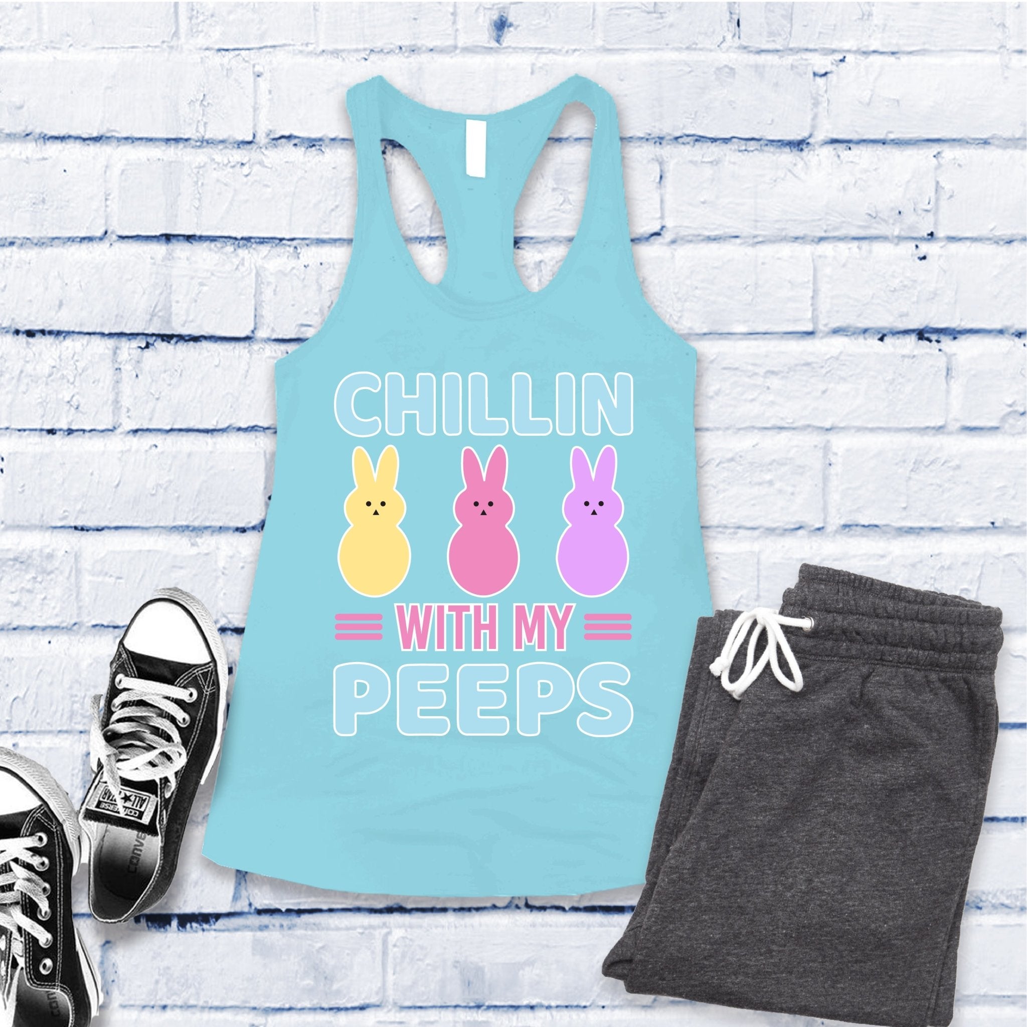 Chillin With My Peeps Women's Tank Top - Love Tees