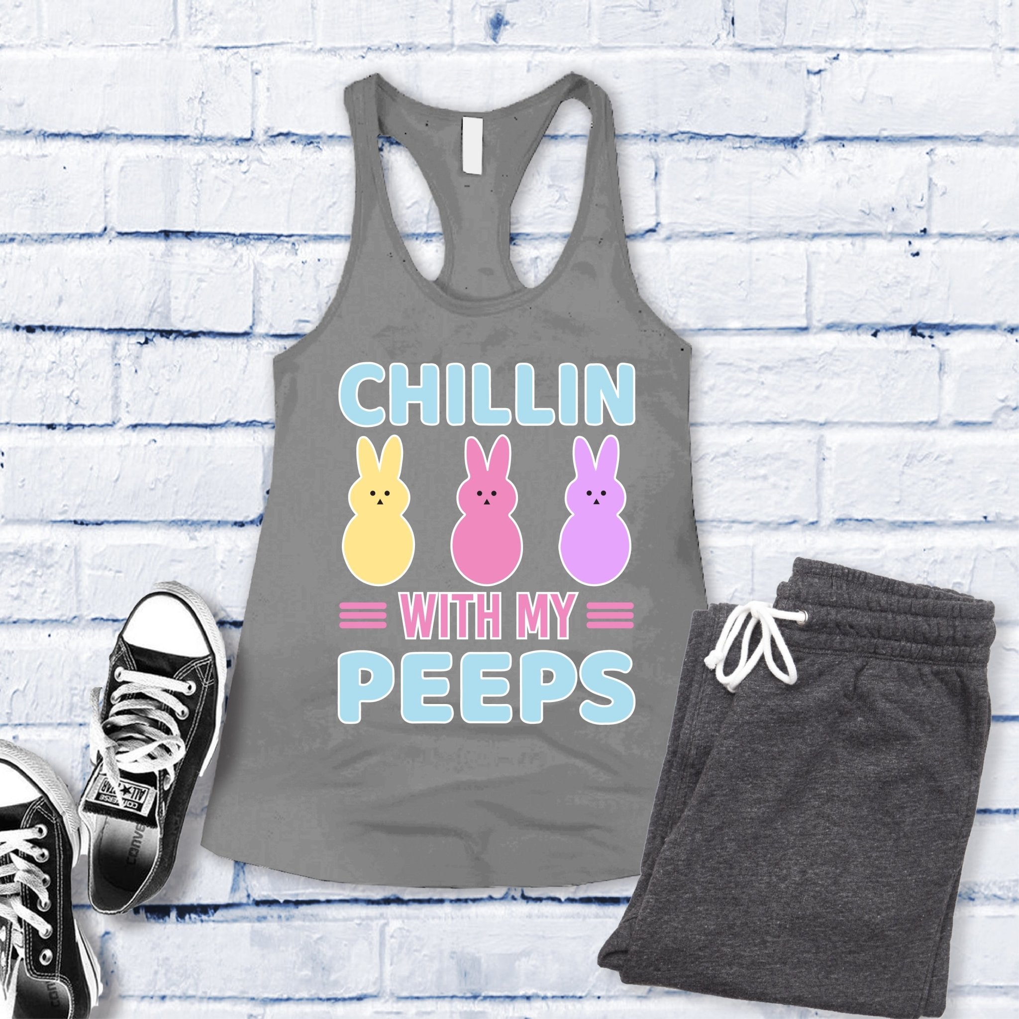 Chillin With My Peeps Women's Tank Top - Love Tees