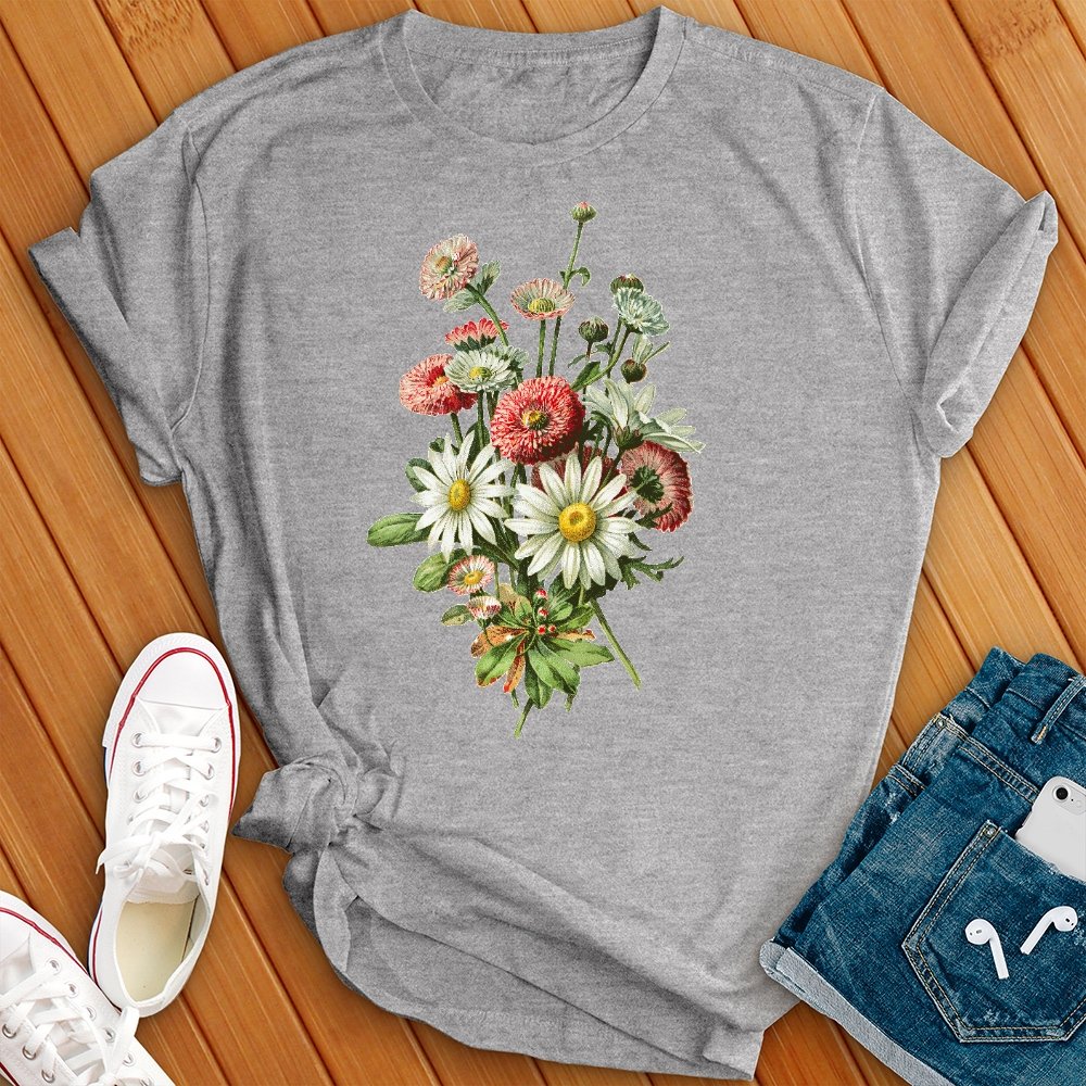 Daisy Wildflowers Botanical T-Shirt - Love Tees