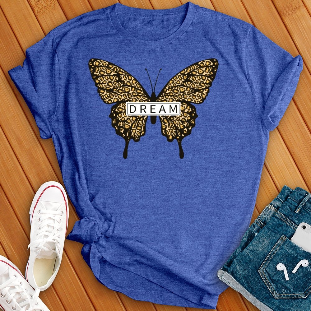 Dream Leopard Butterfly Tee - Love Tees