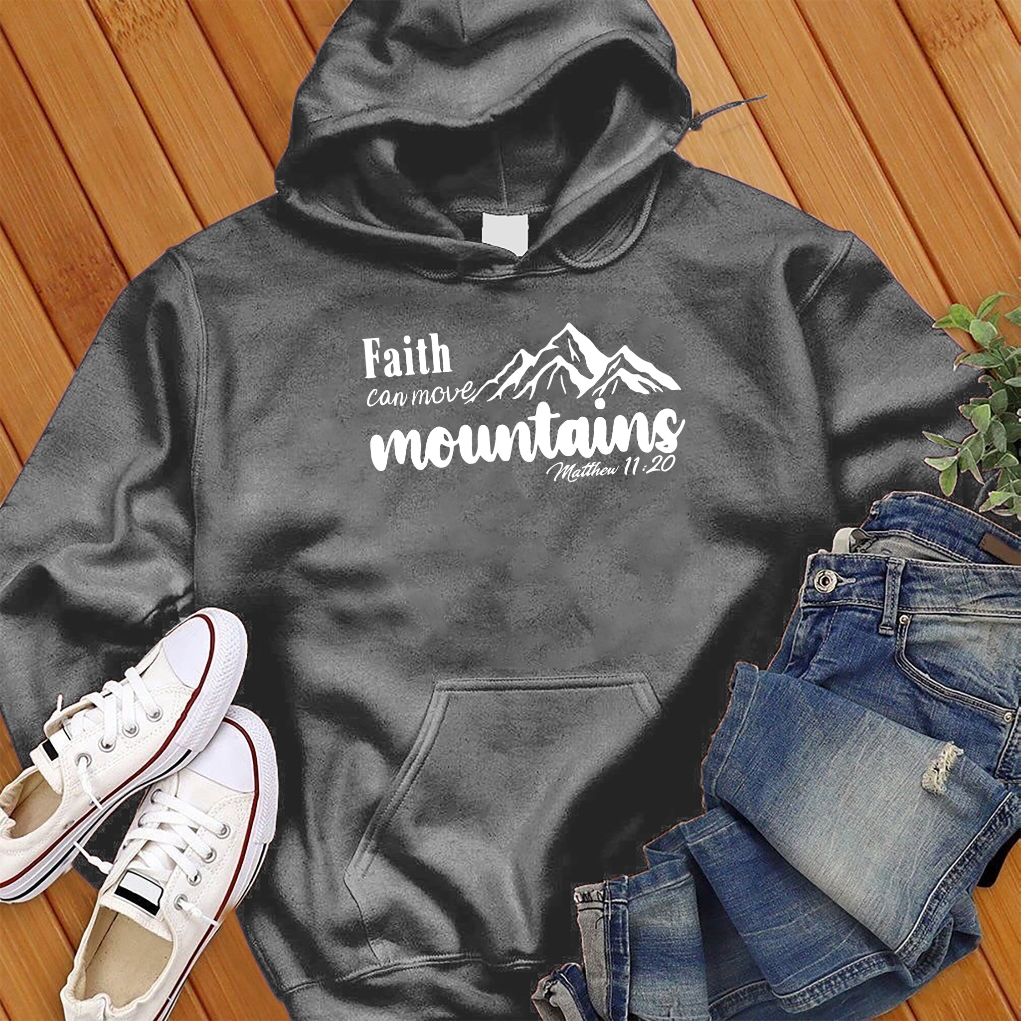 Faith Can Move, Bible Verse Hoodie - Love Tees