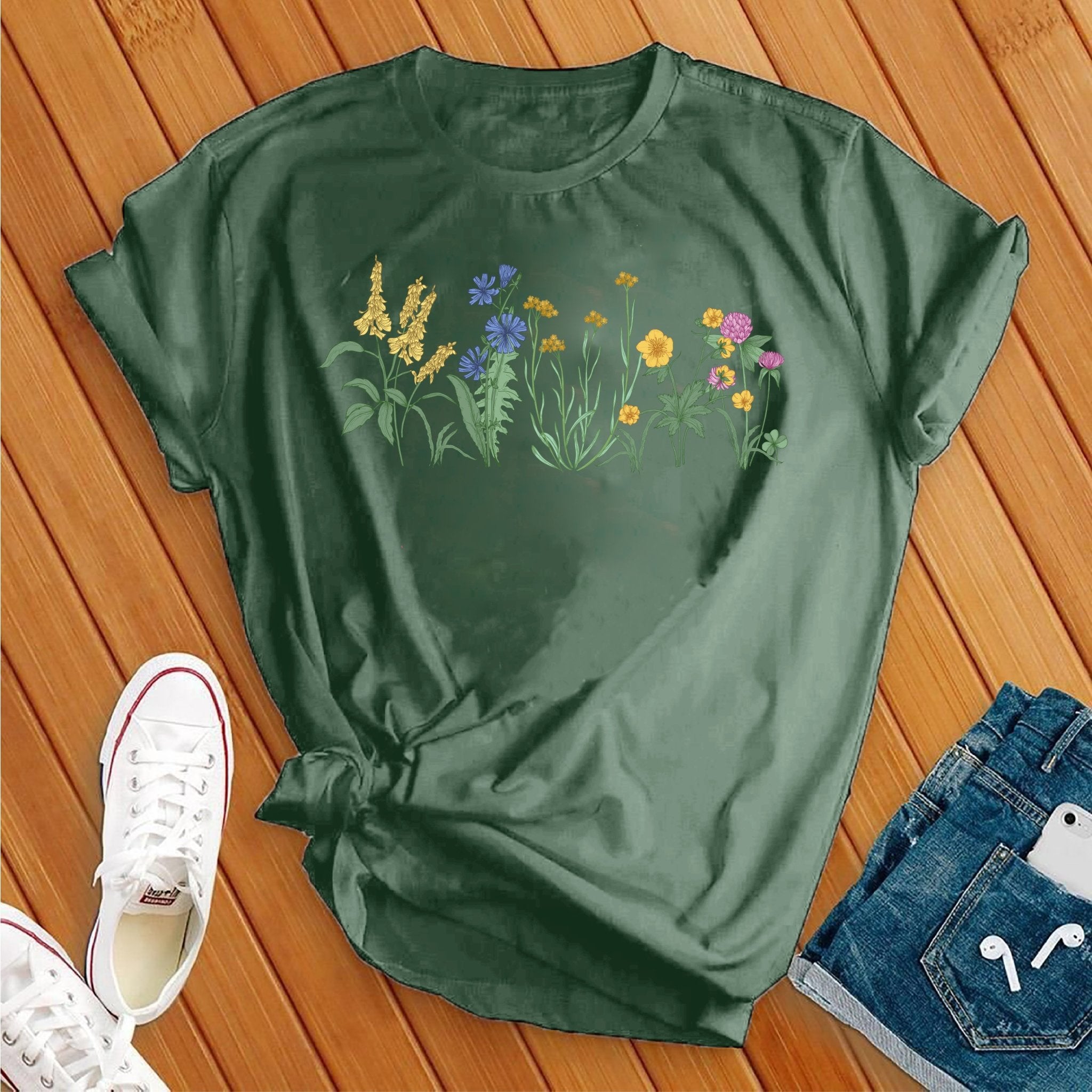 Floral Botanical Plants Tee - Love Tees