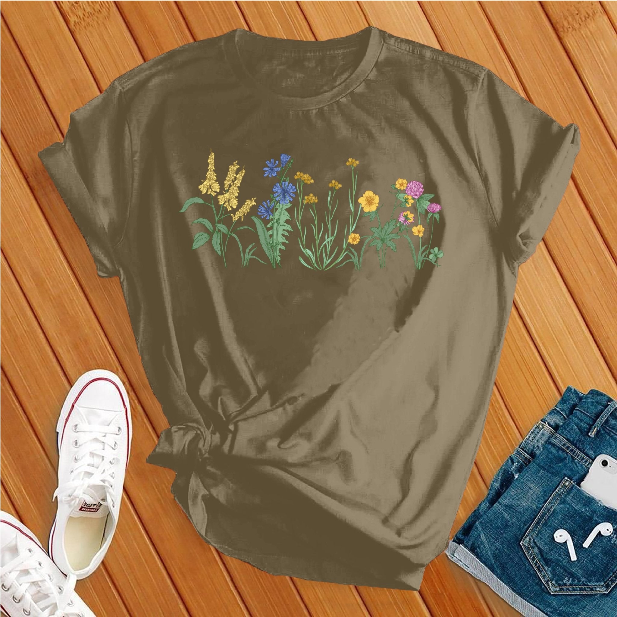 Floral Botanical Plants Tee - Love Tees