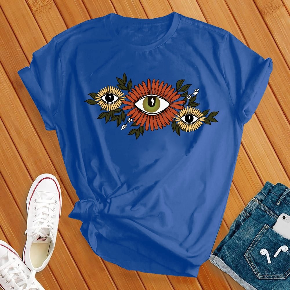 Floral Hamsa Eye Tee - Love Tees