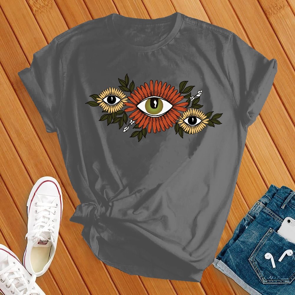 Floral Hamsa Eye Tee - Love Tees