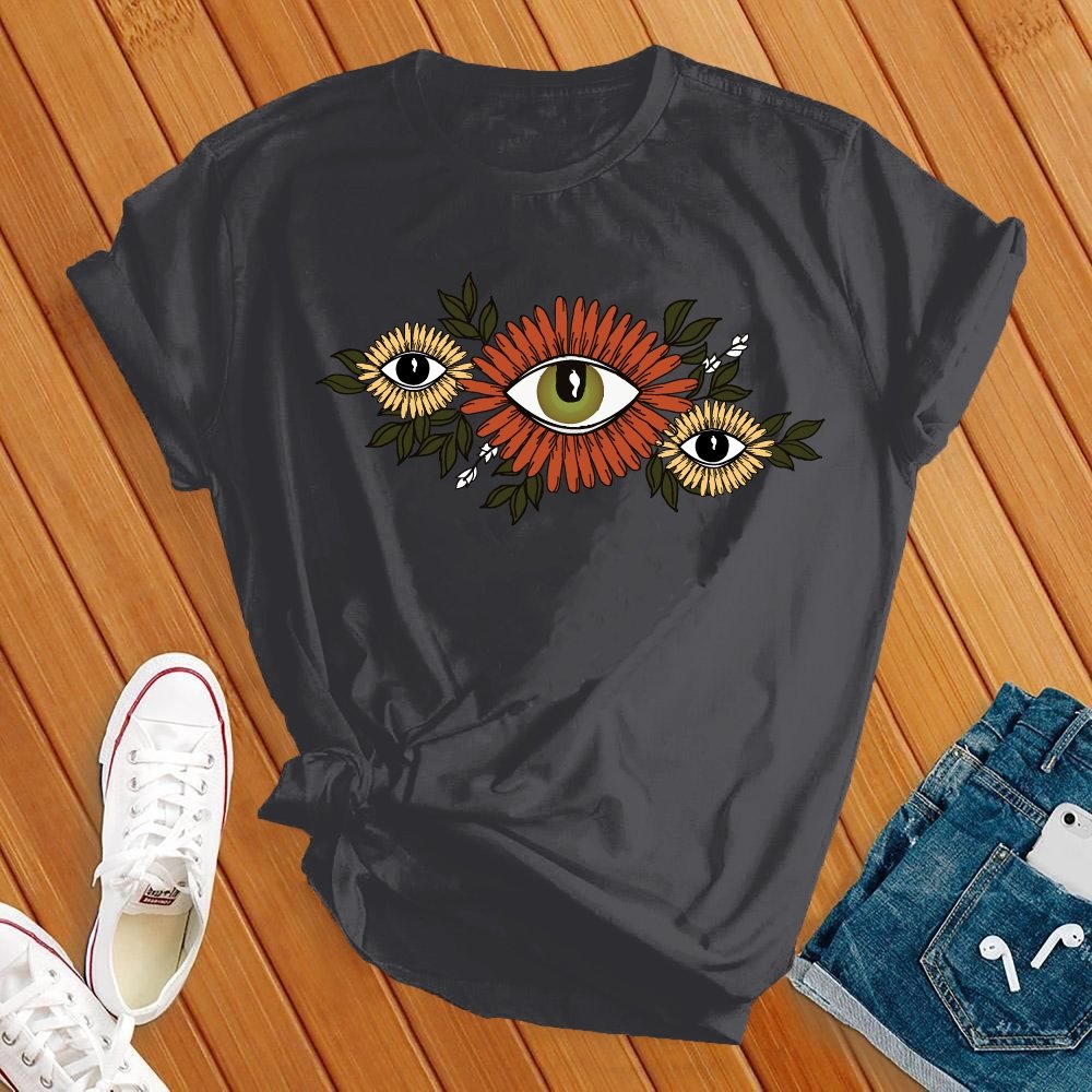 Floral Hamsa Eye Tee - Love Tees