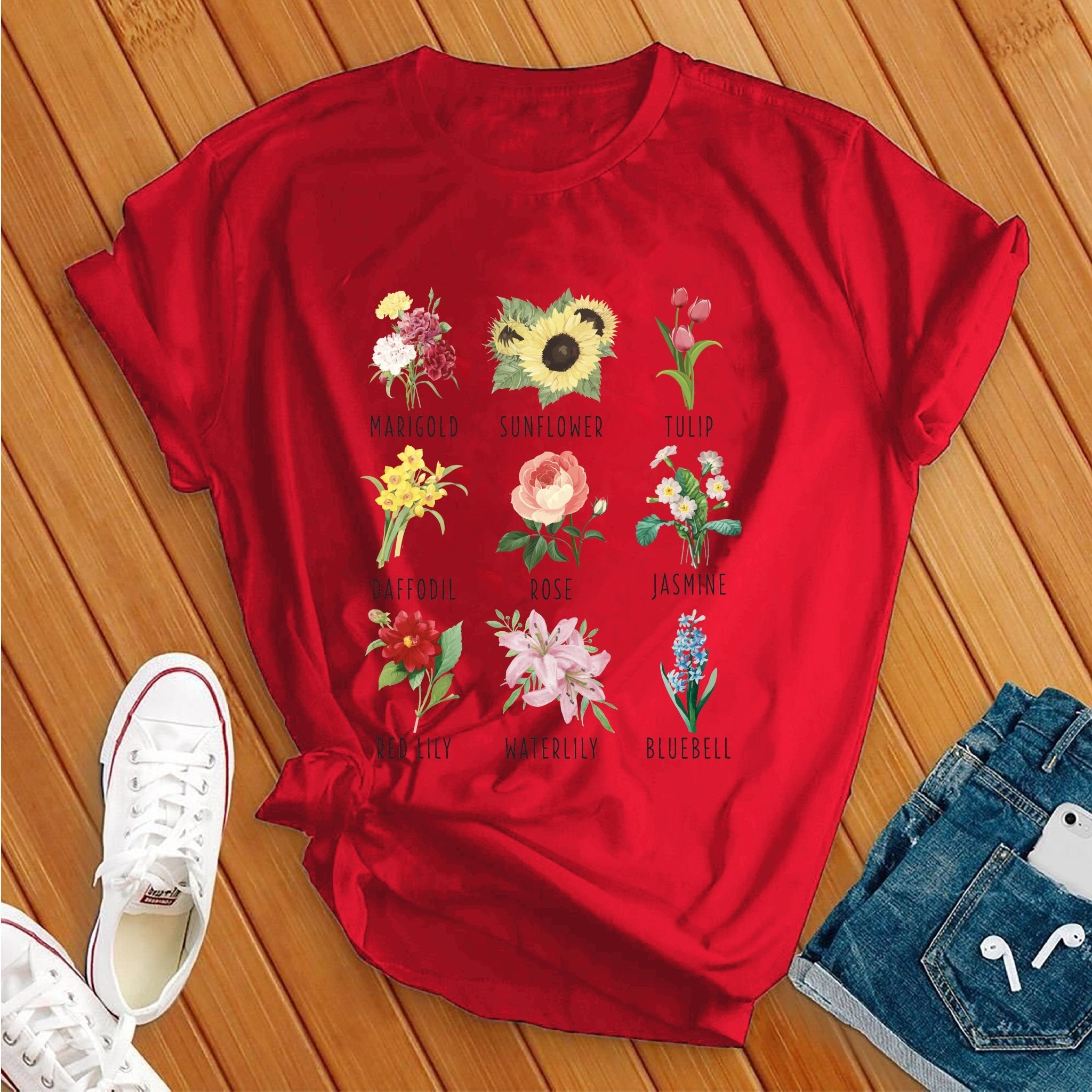 Flower Names Tee - Love Tees