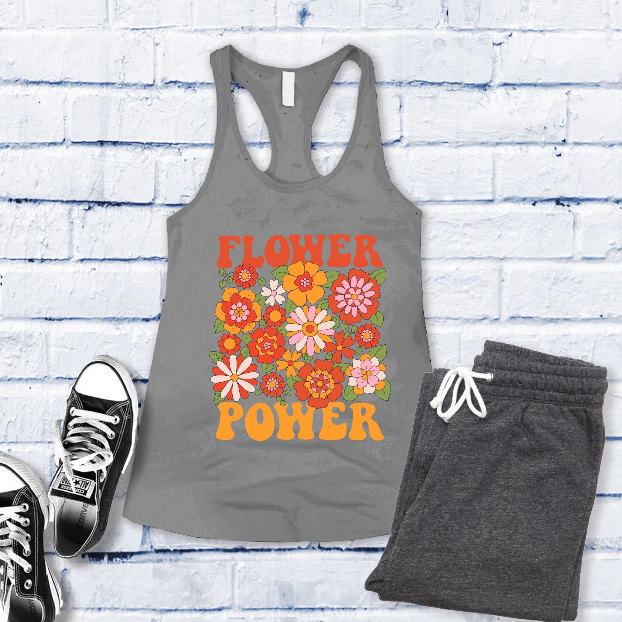 Flower Power Women's Tank Top - Love Tees