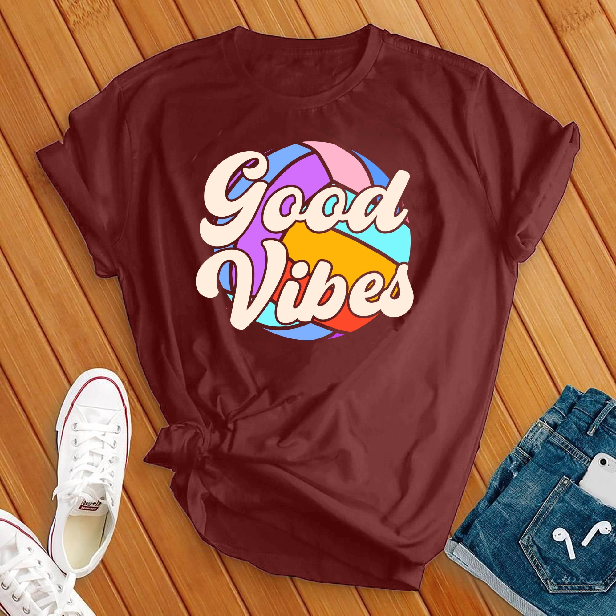 Good Vibes 70's Tee - Love Tees