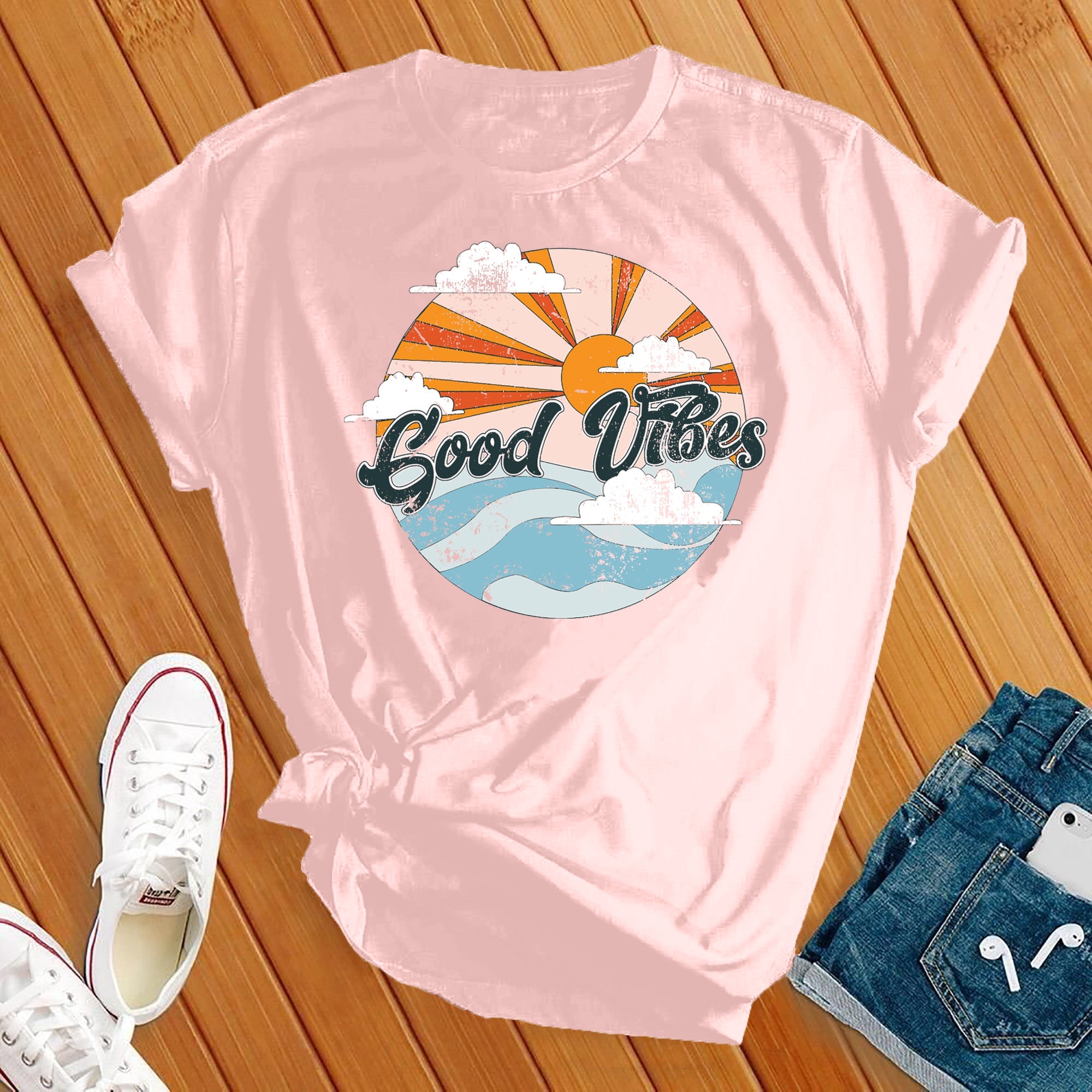 Good Vibes Retro Tee - Love Tees