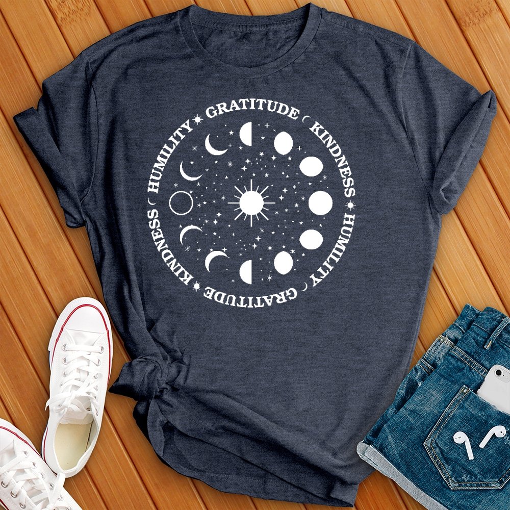 Gratitude Moon Phase Tee - Love Tees