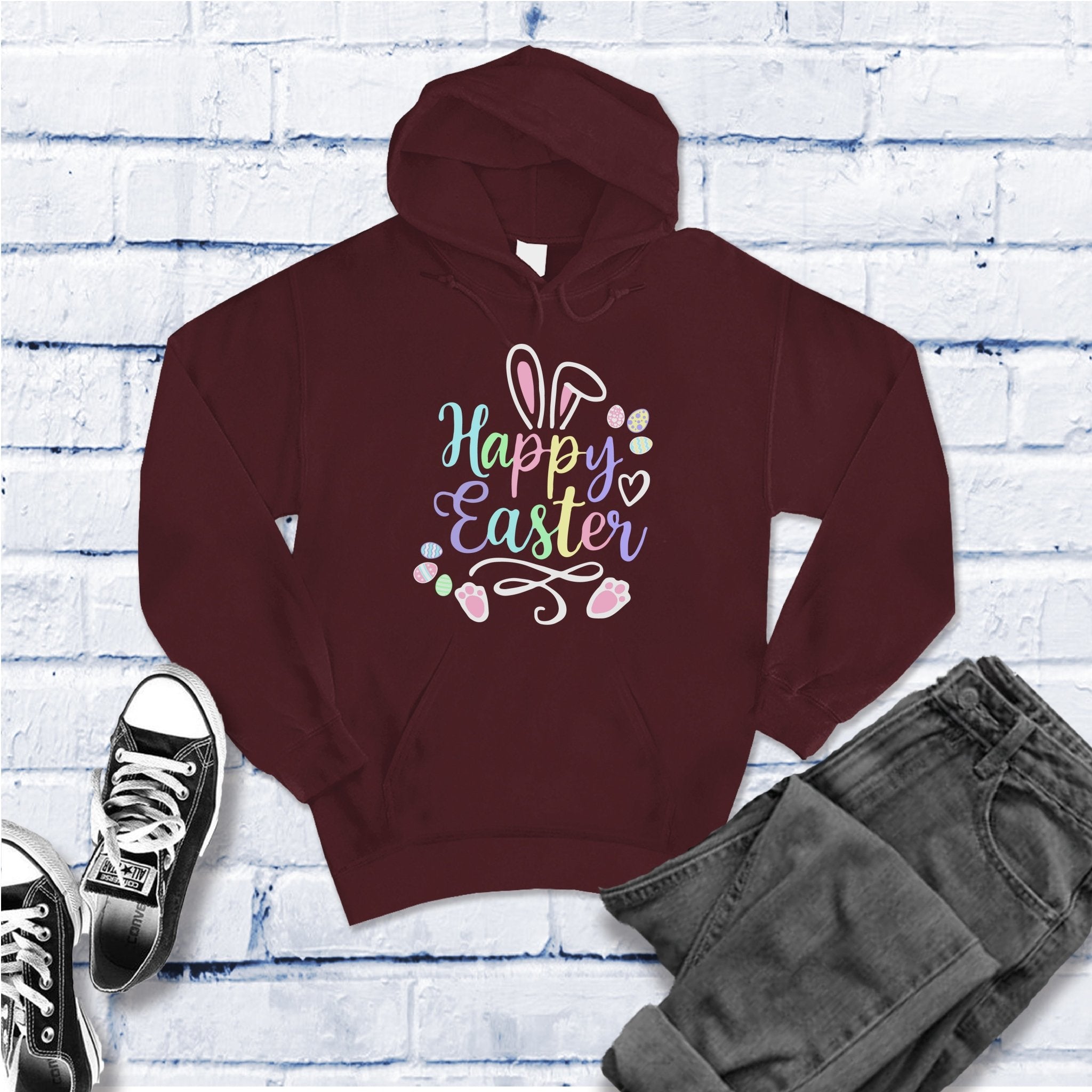 Happy Easter Bunny Hoodie - Love Tees