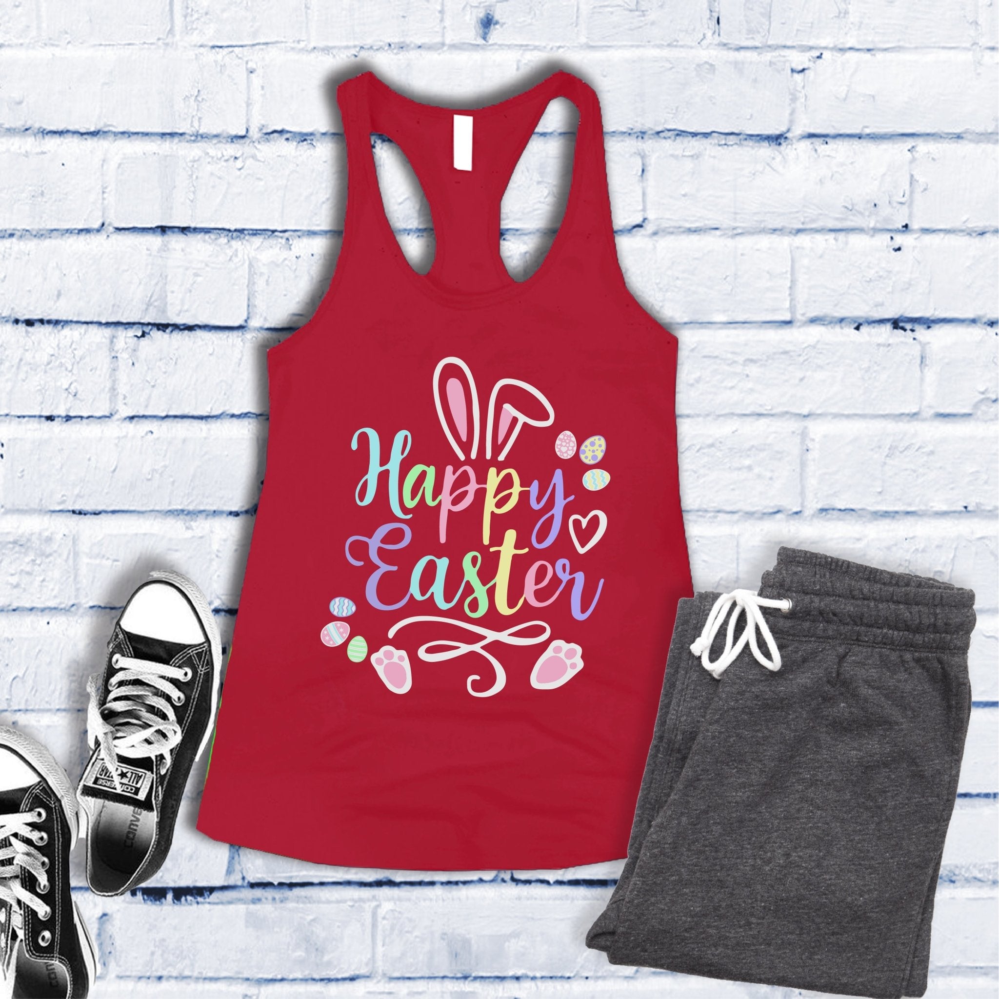 Happy Easter Bunny Women's Tank Top - Love Tees