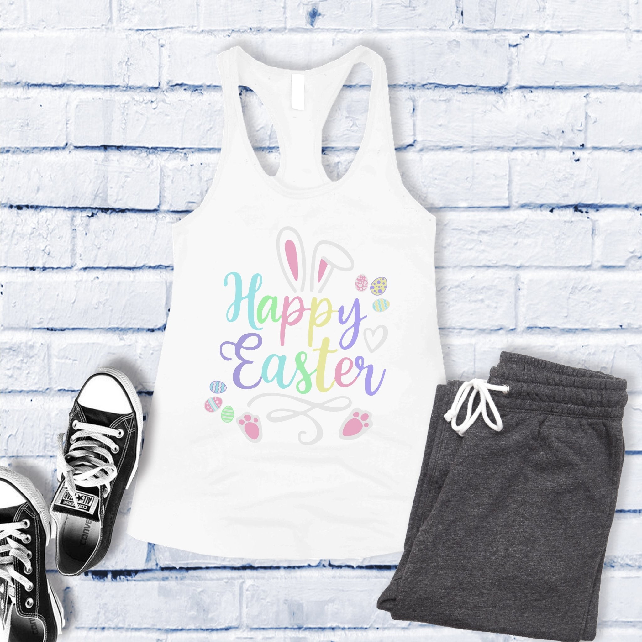 Happy Easter Bunny Women's Tank Top - Love Tees