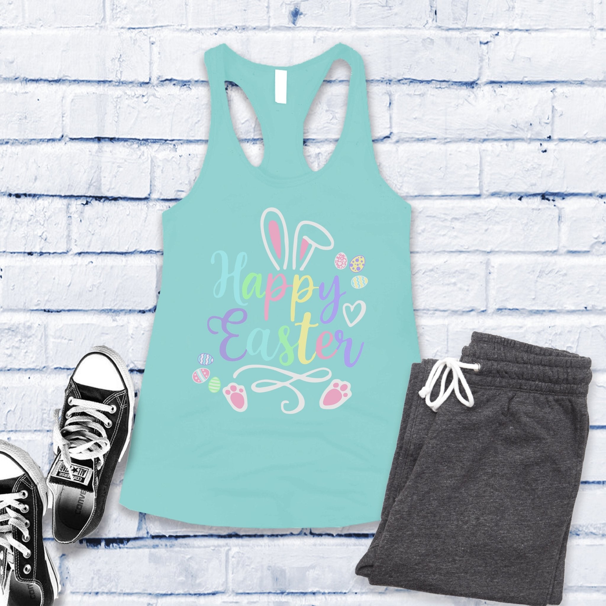 Happy Easter Bunny Women's Tank Top - Love Tees