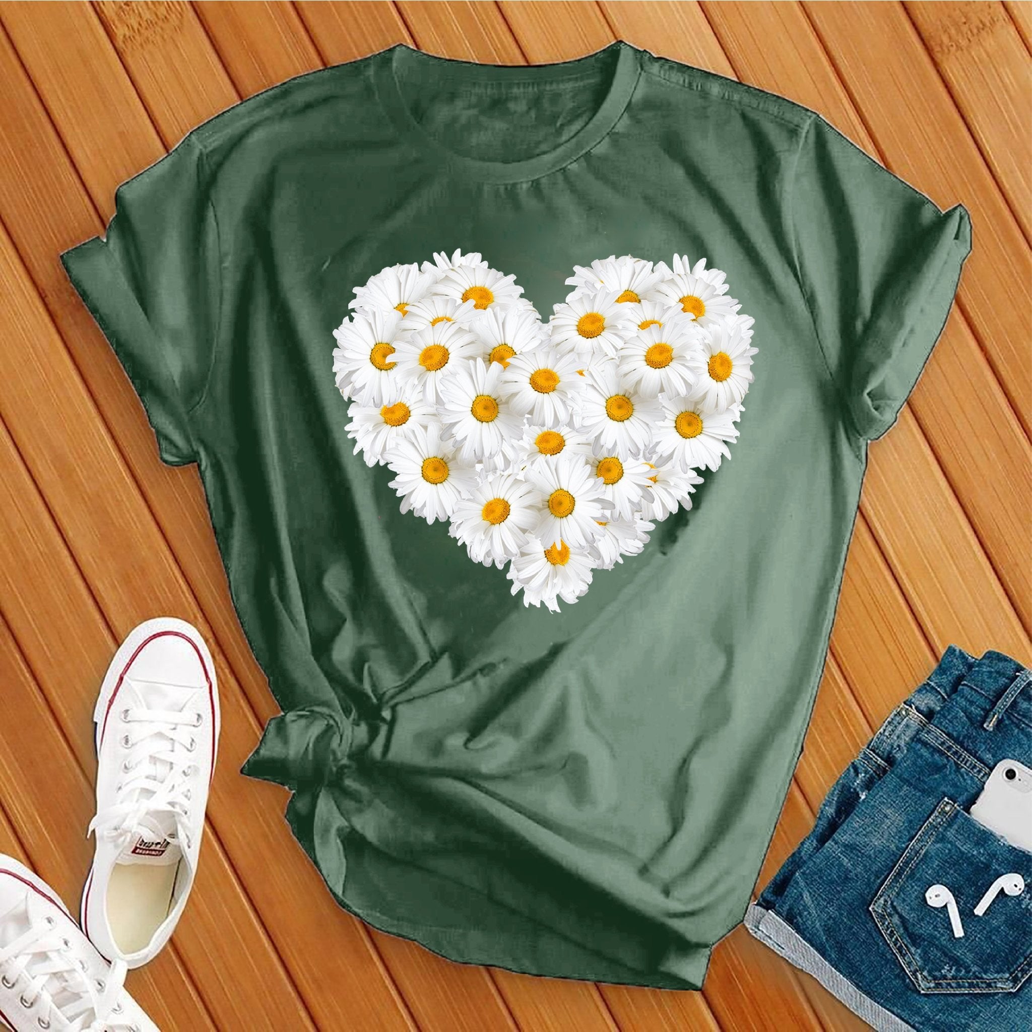 Heart of Daisy Tee - Love Tees