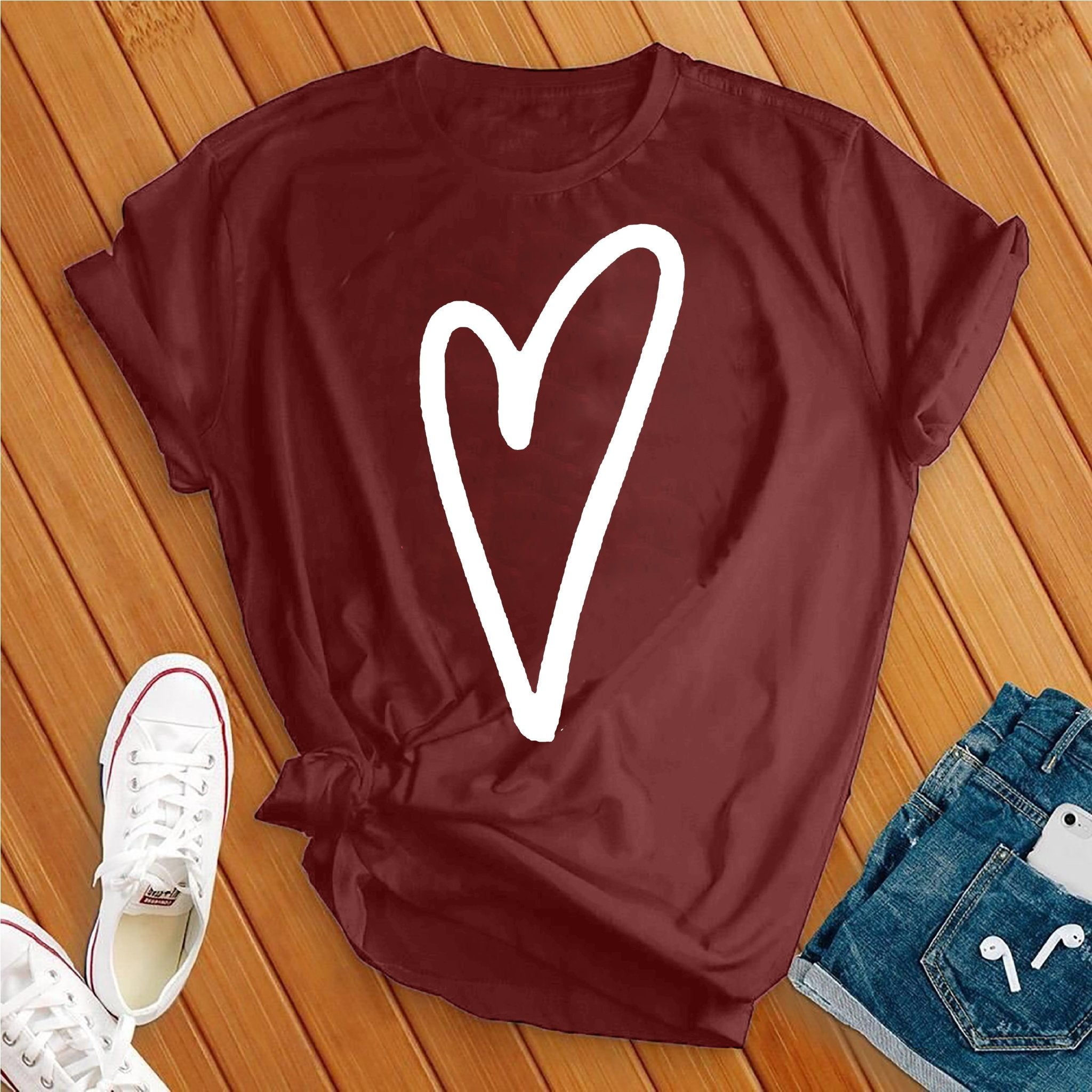 Heart Tee - Love Tees