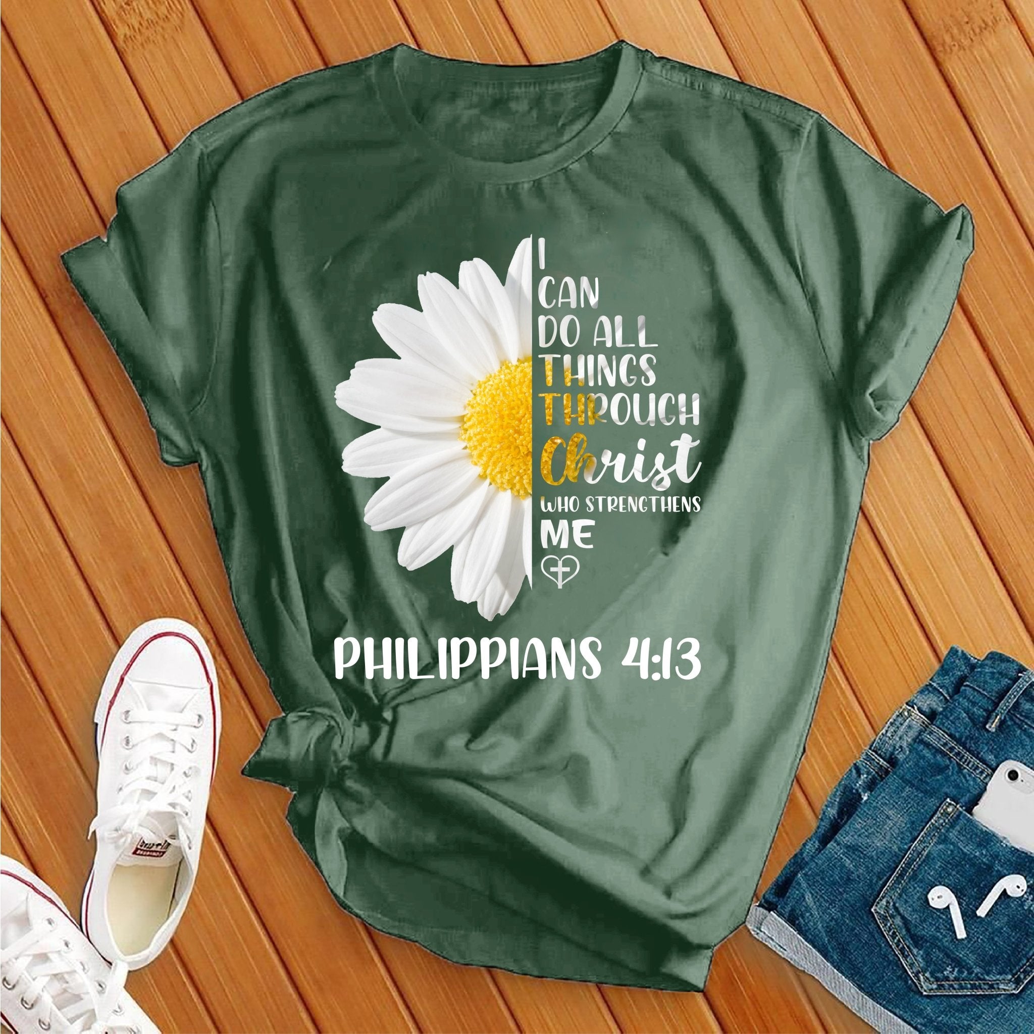 I Can Do All Things Flowers Tee - Love Tees