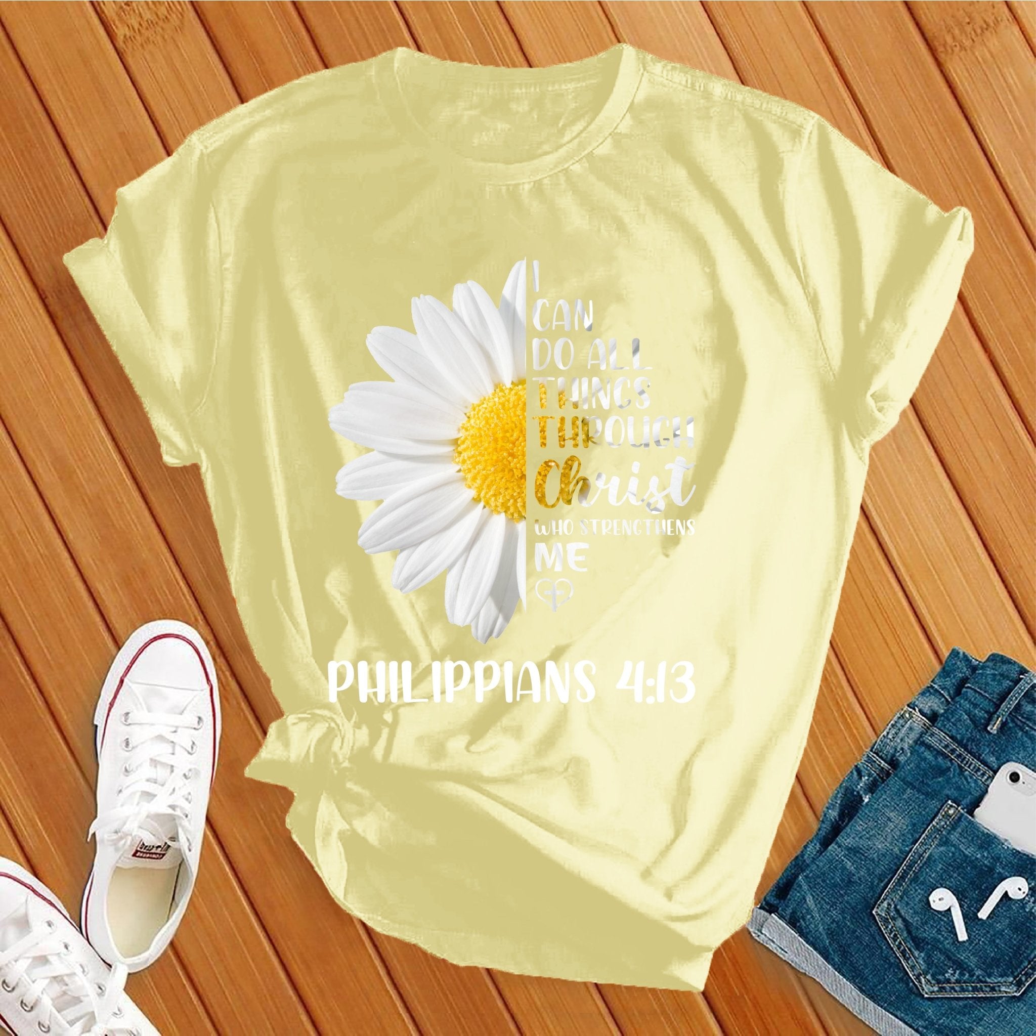 I Can Do All Things Flowers Tee - Love Tees