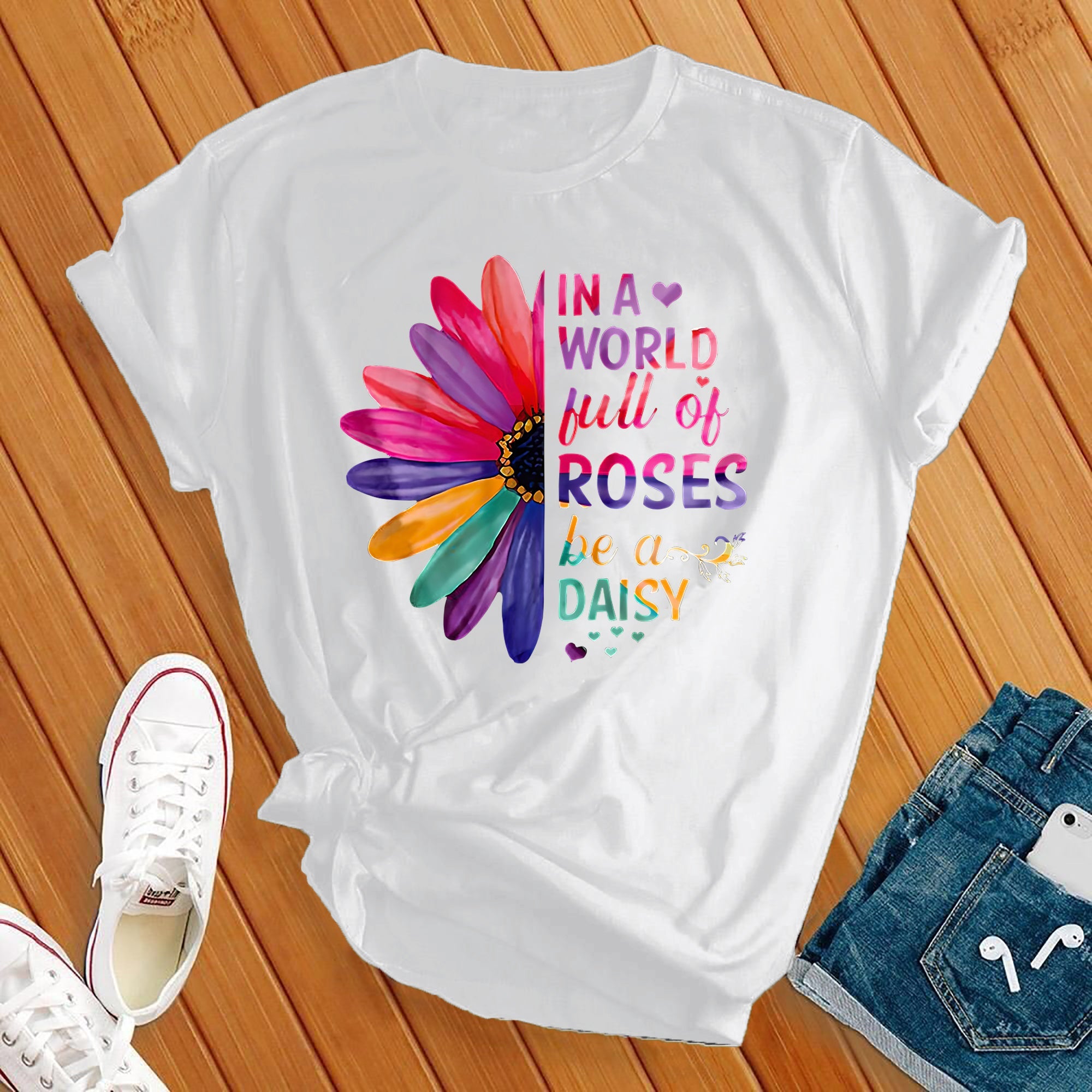 In A World Full Of Roses Tee - Love Tees