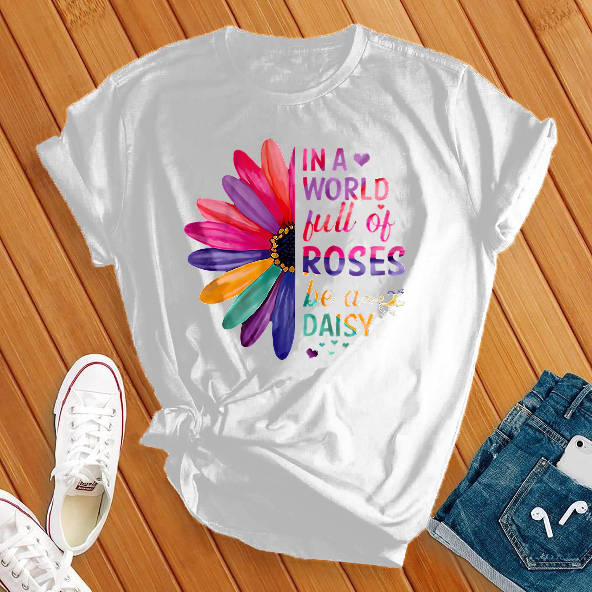 In A World Full Of Roses Tee - Love Tees