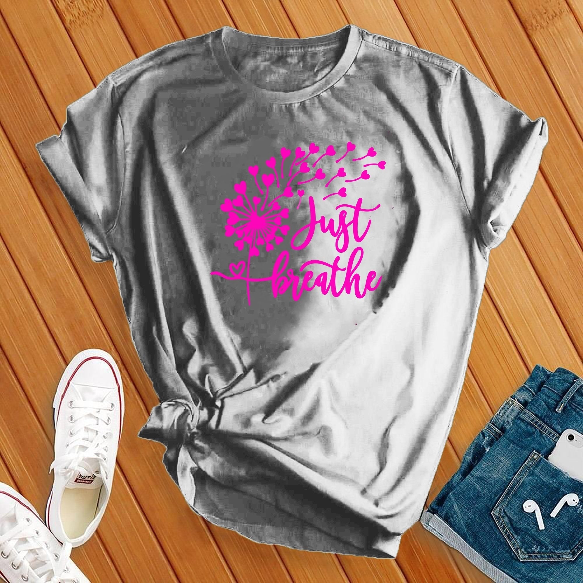 Just Breath Dandelion Tee - Love Tees