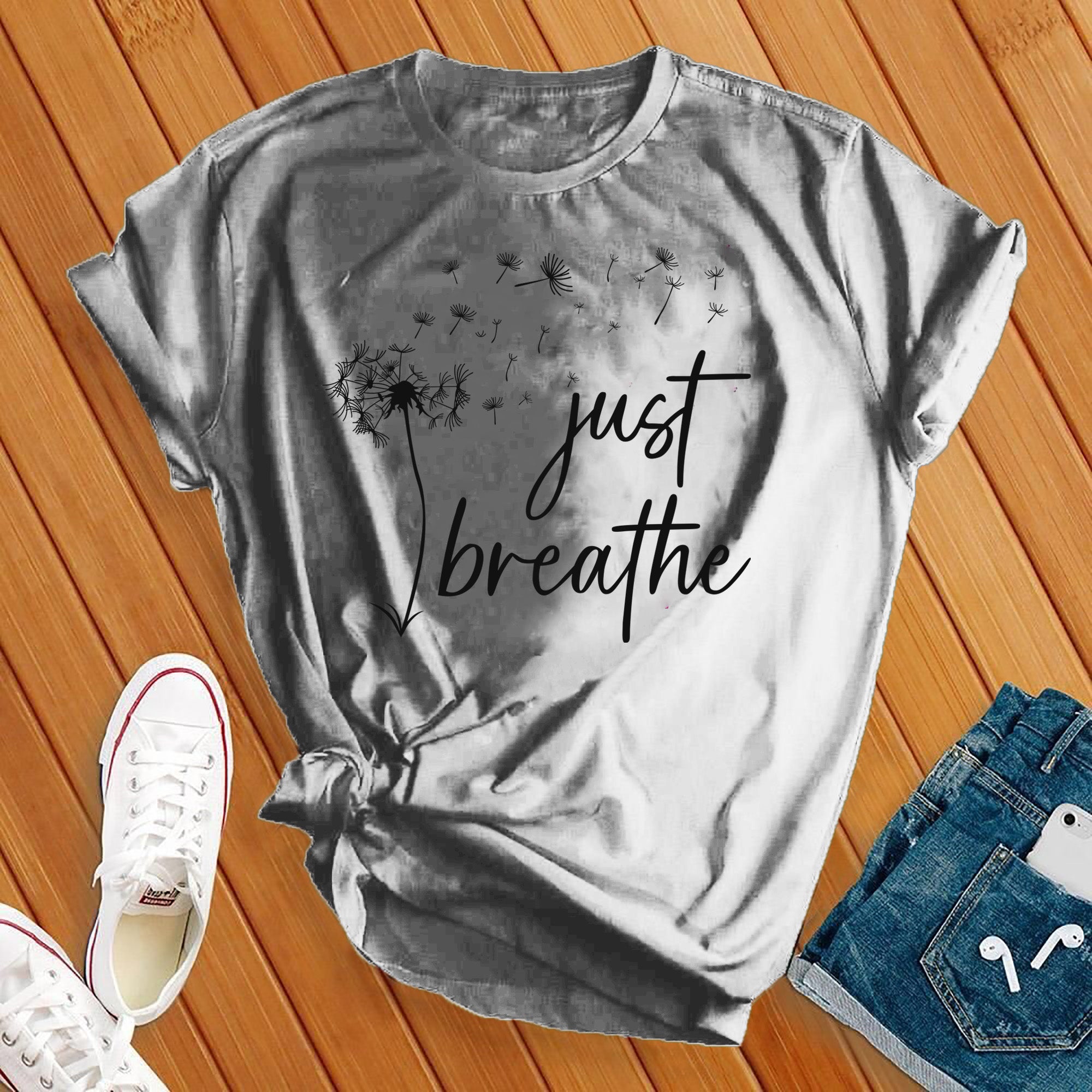 Just Breathe Dandelion Tee - Love Tees