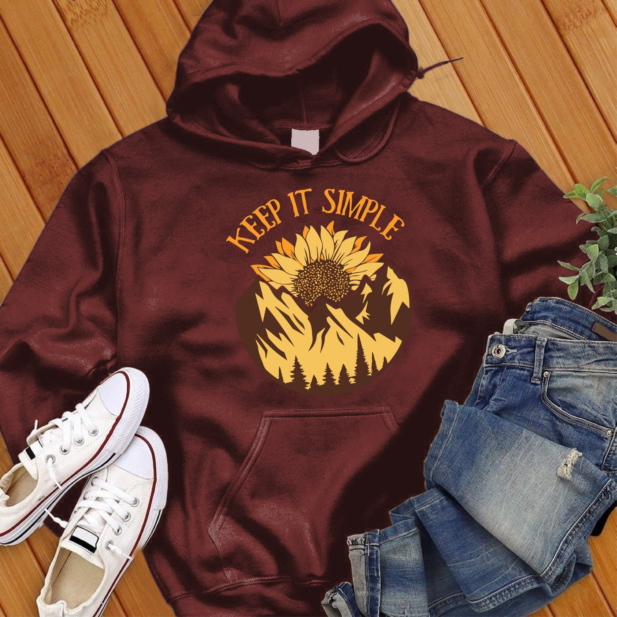 Keep It Simple Hoodie - Love Tees